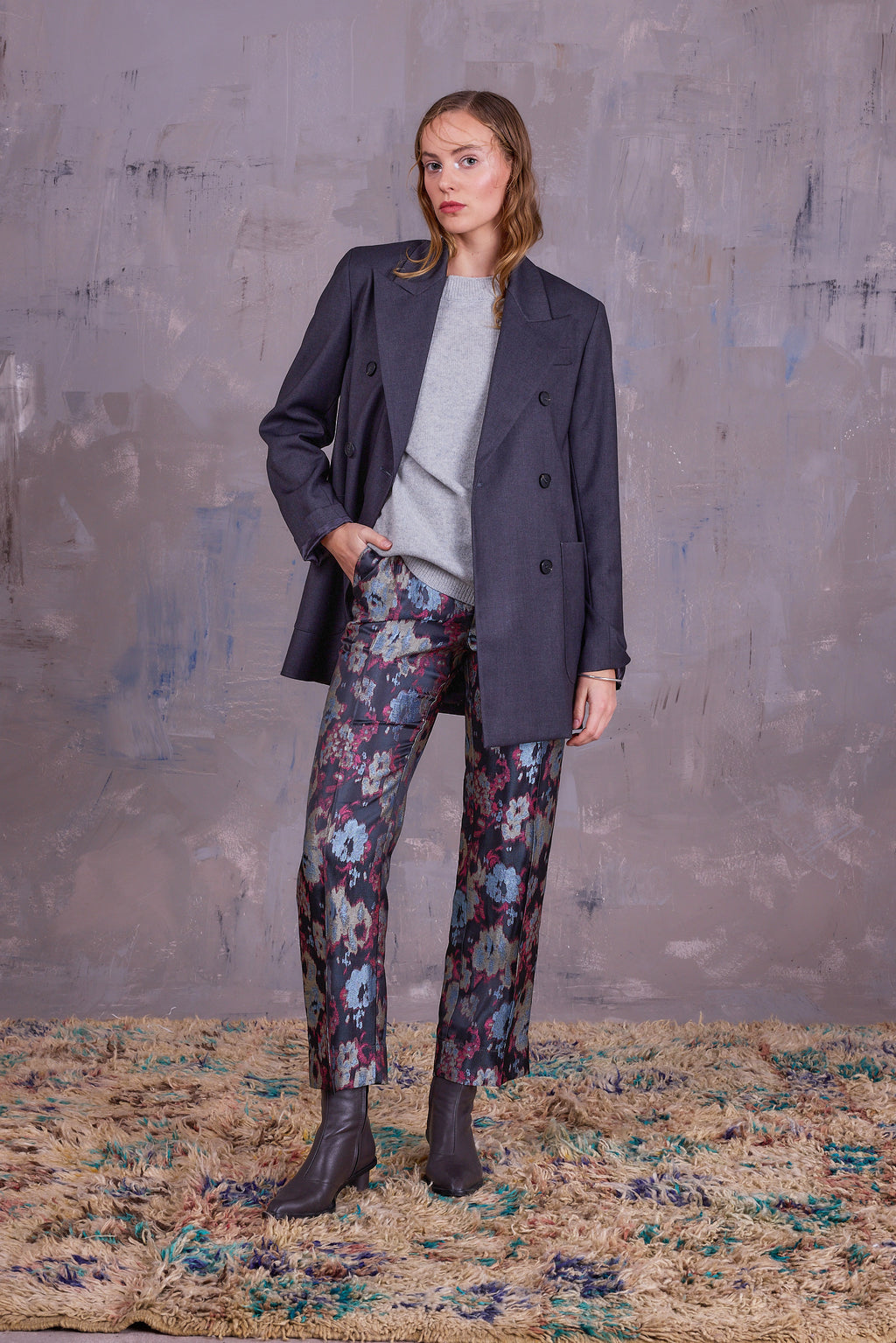 Glenn antraciete blazer