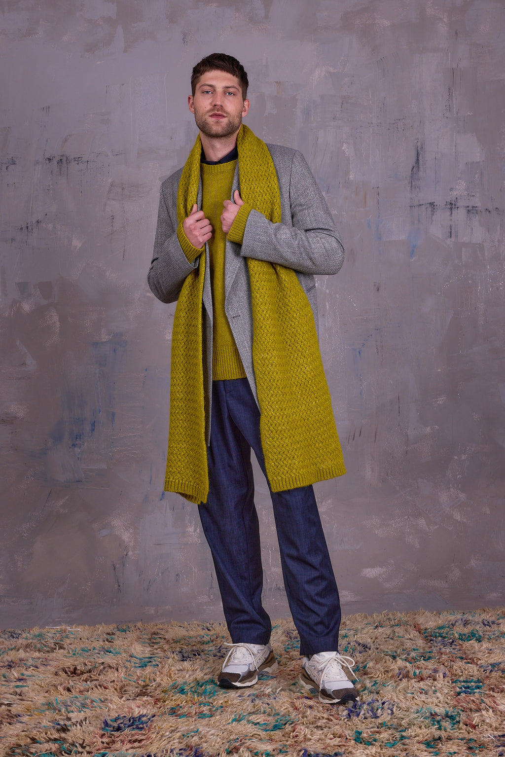 Gabin scarf in lime