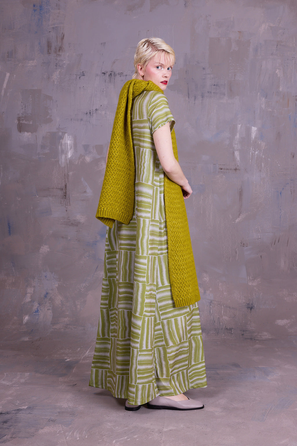 Gabin scarf in lime