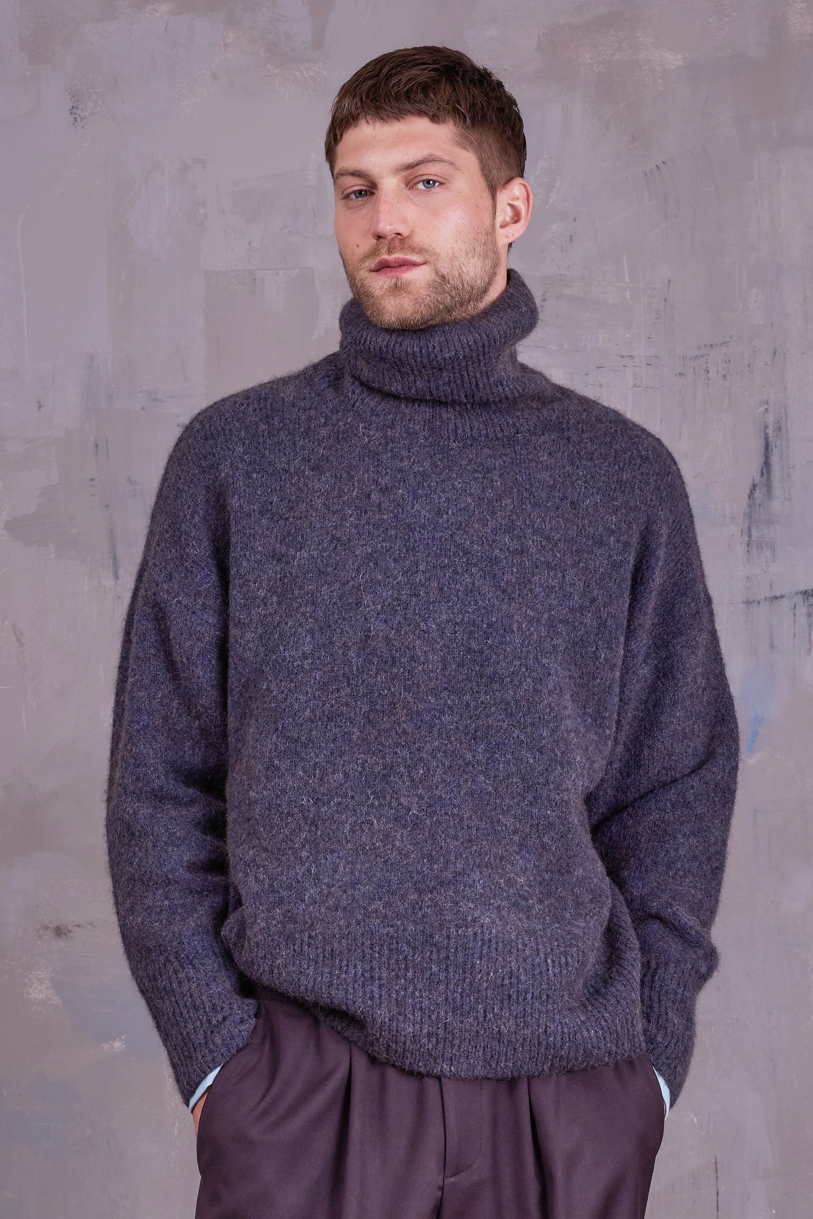 Geertrui knitted sweater in yak