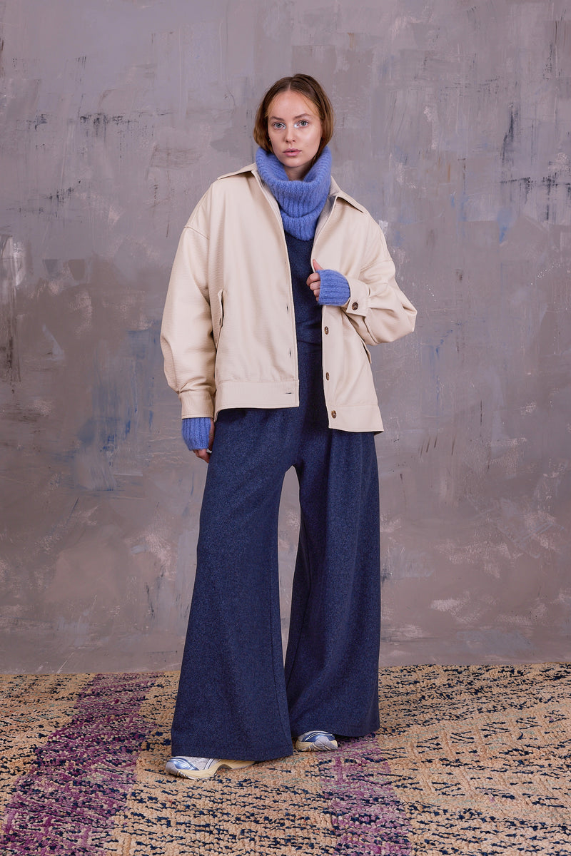 Gisella tubesjaal in madonna blue