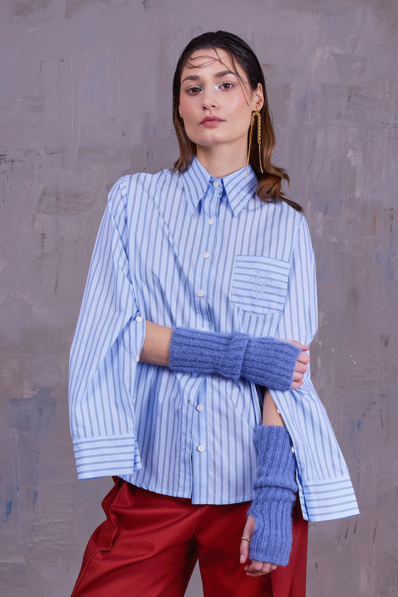 Gibson armwarmers in madonna blue