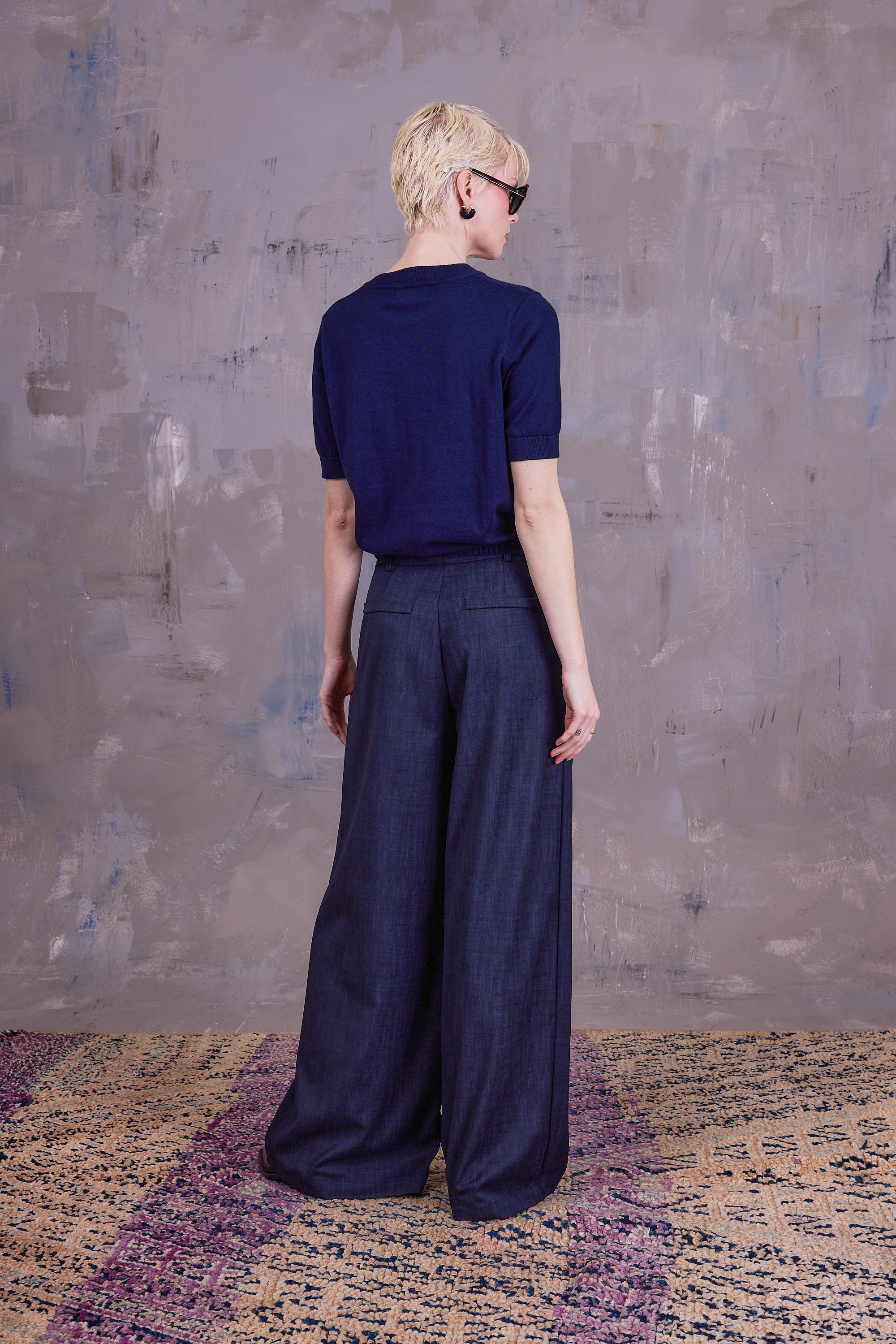 Geeske top in dark navy