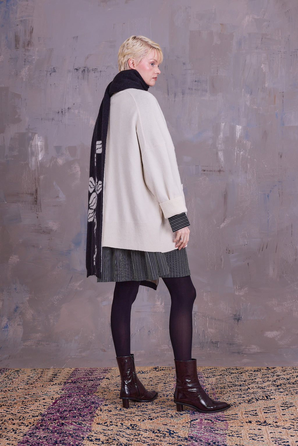 Grenoble cardigan in ecru