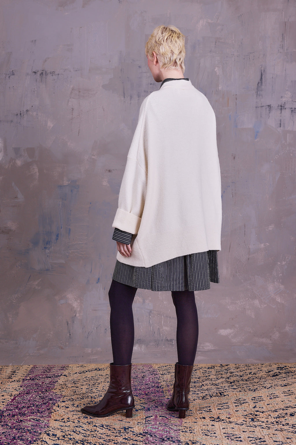 Grenoble cardigan in ecru