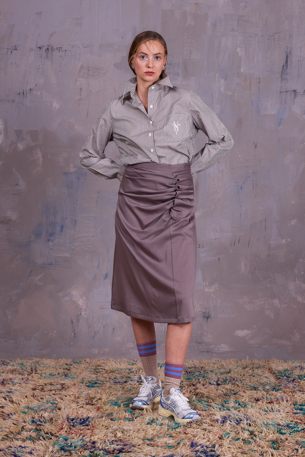  Greta skirt in moon rock 