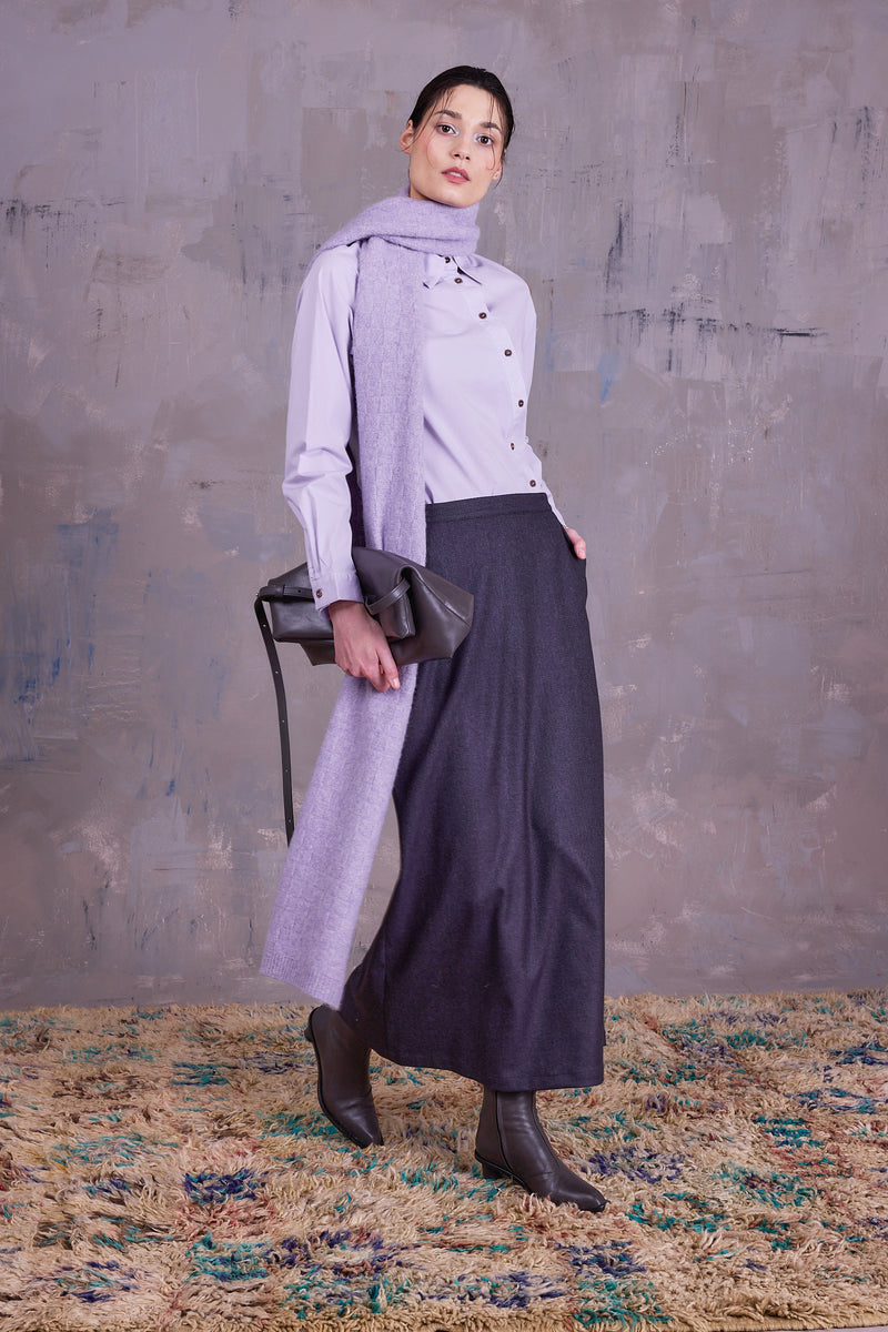 Emmanuel skirt in dark blue blend