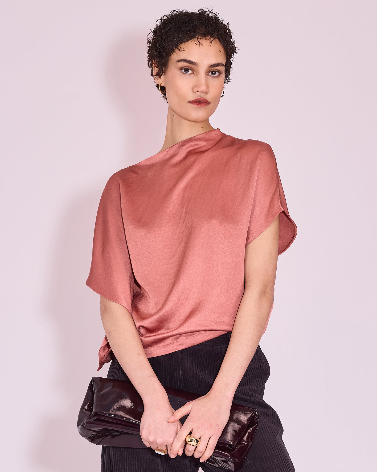 Gerita top in faded rose