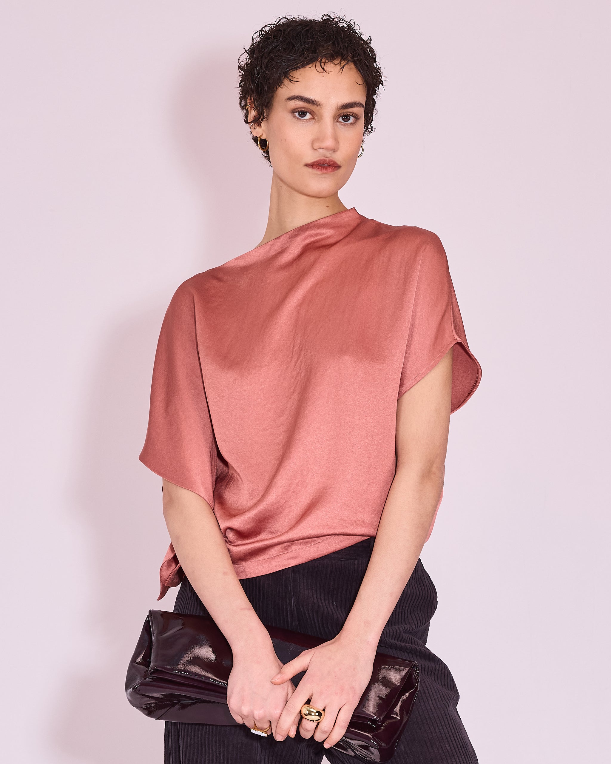 Gerita top in faded rose