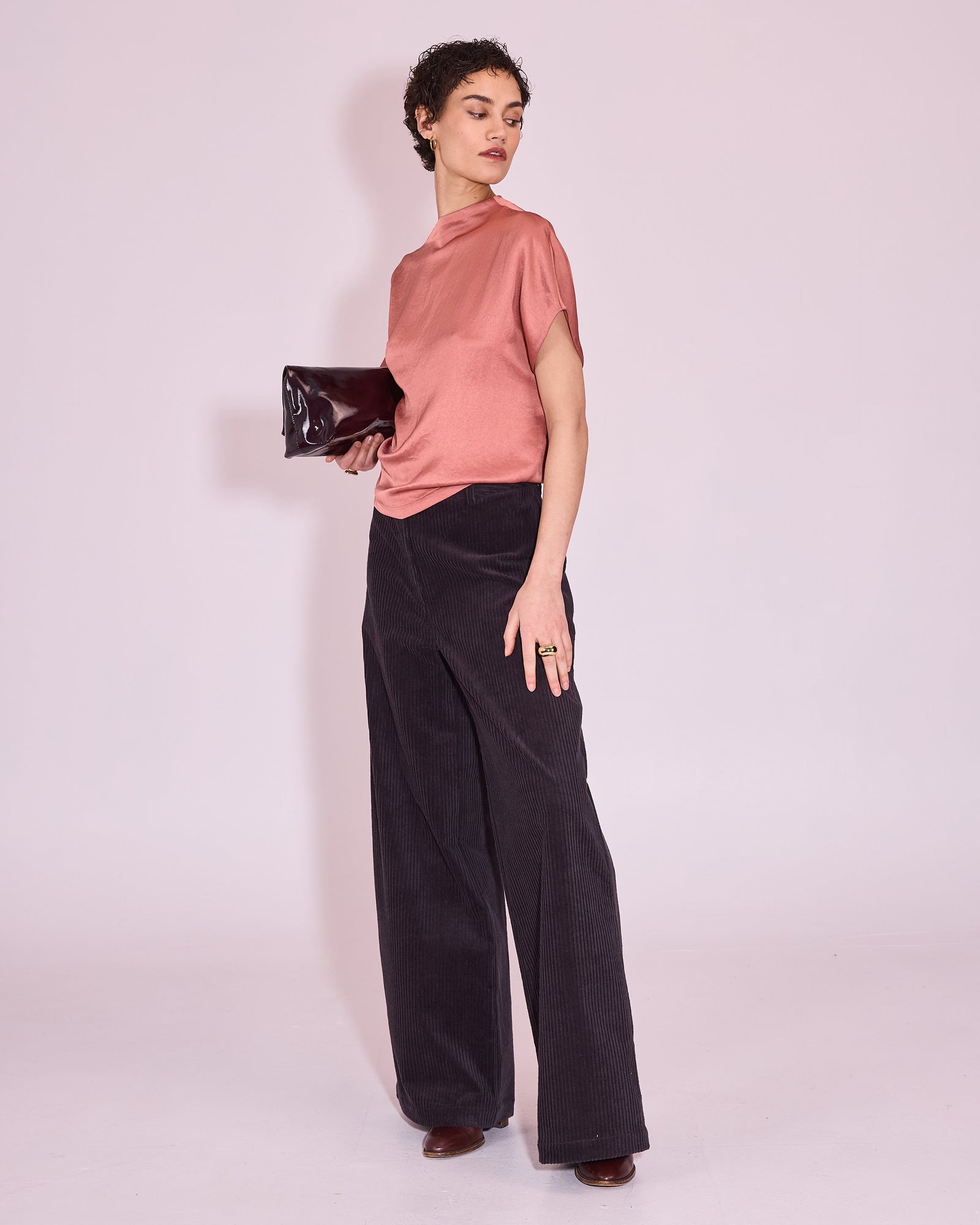 Gerita top in faded rose
