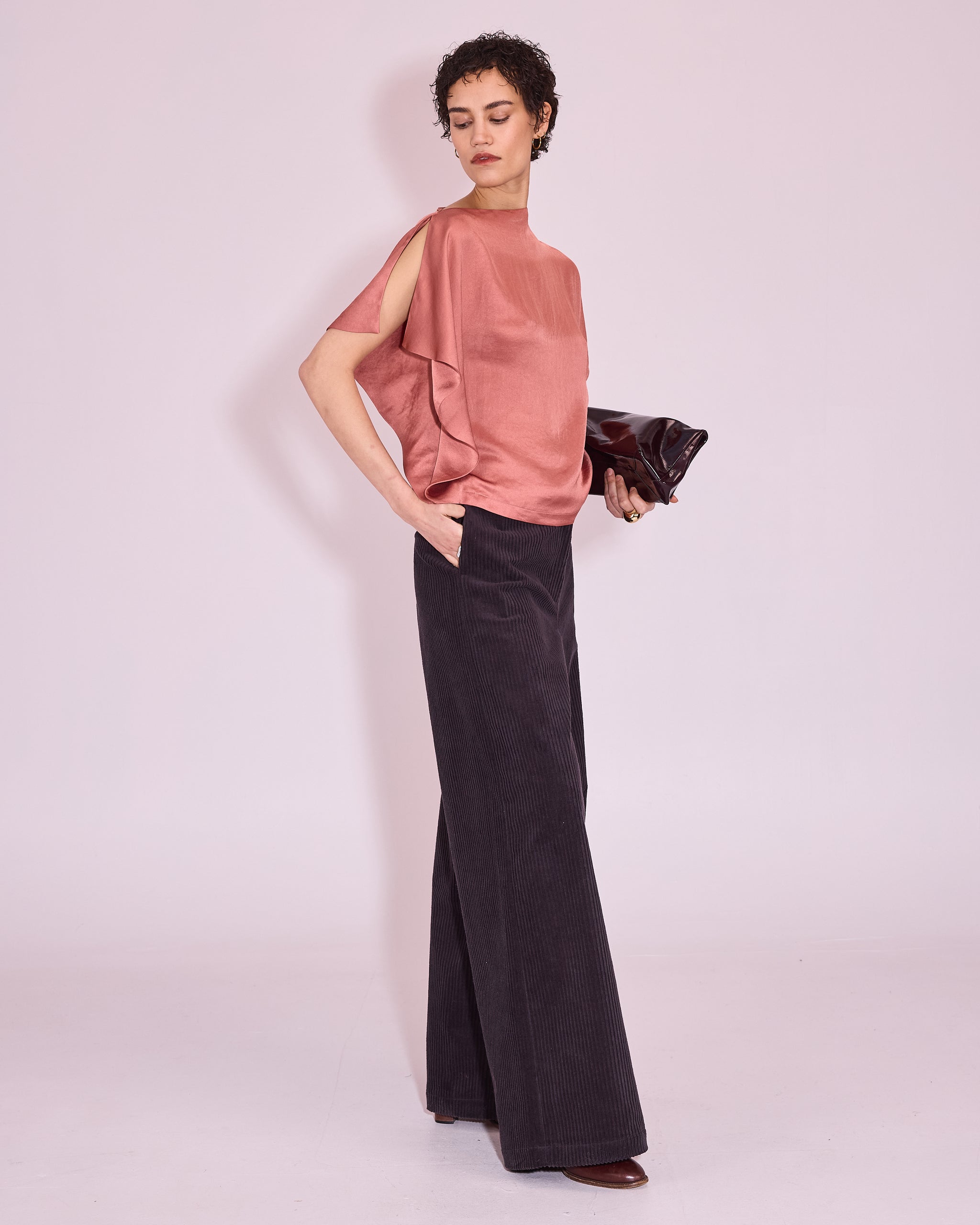 Gerita top in faded rose