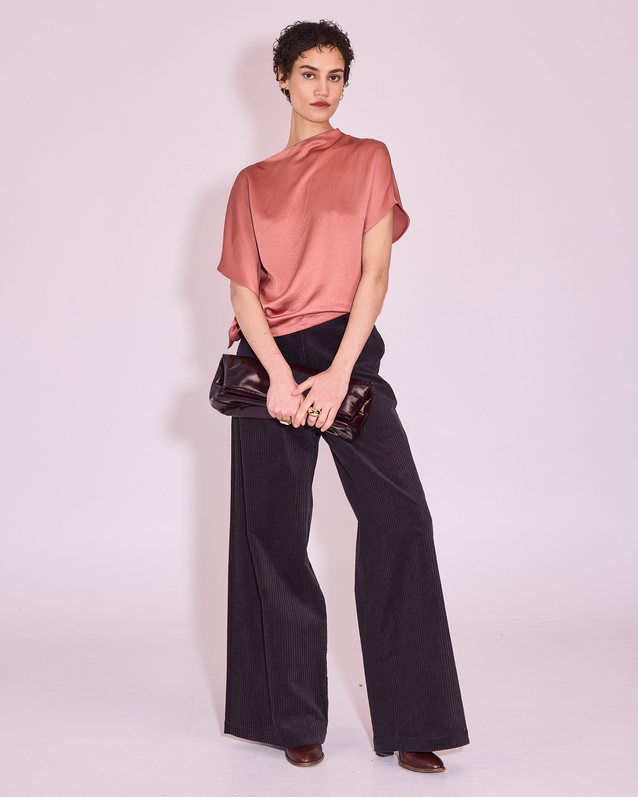 Gerita top in faded rose