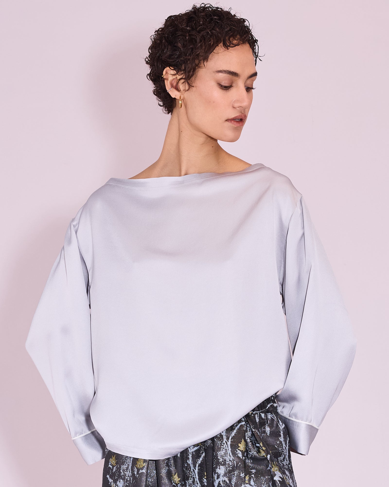 Jane blouse in silver