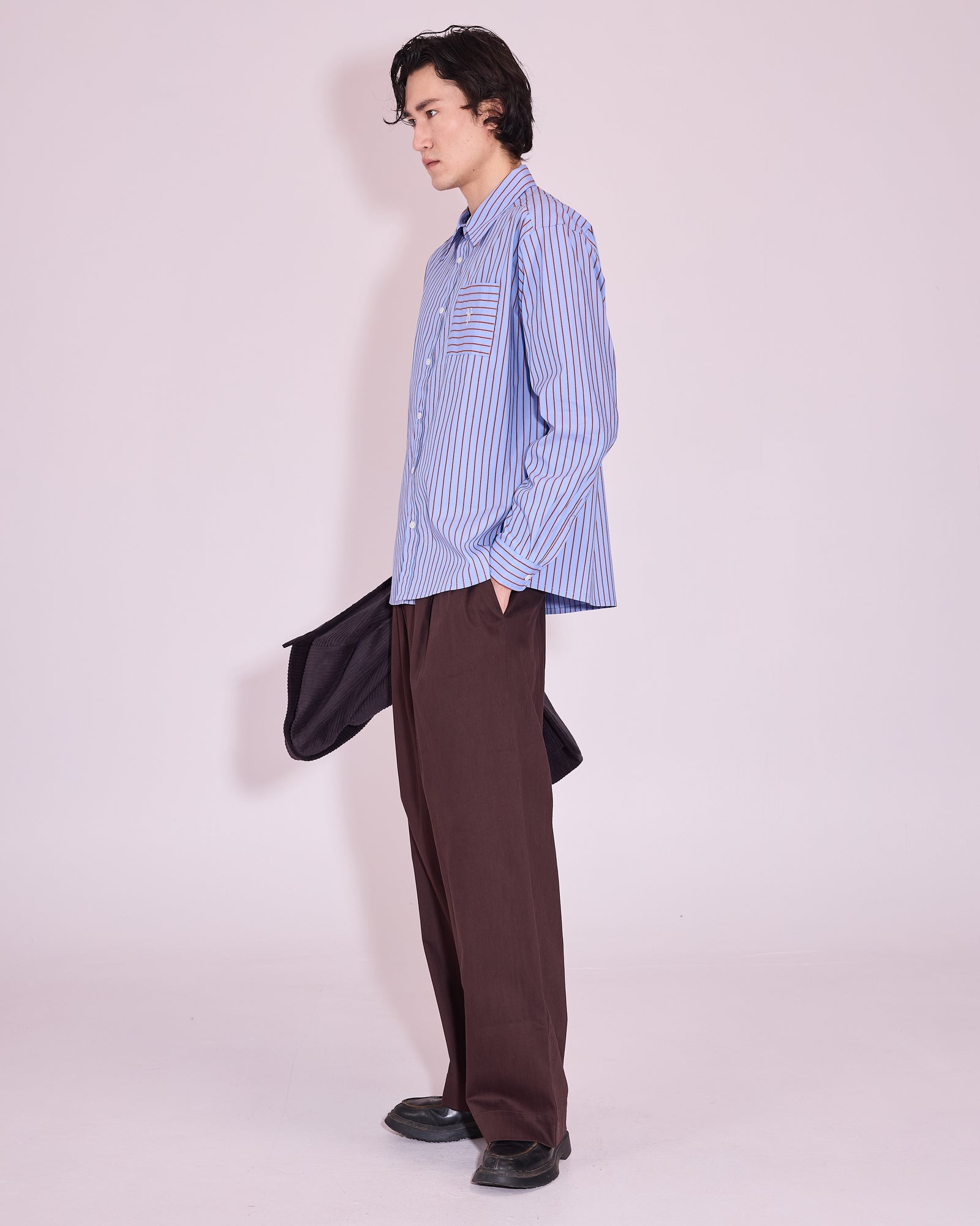 Gelesto hemd in cornflower blue / red