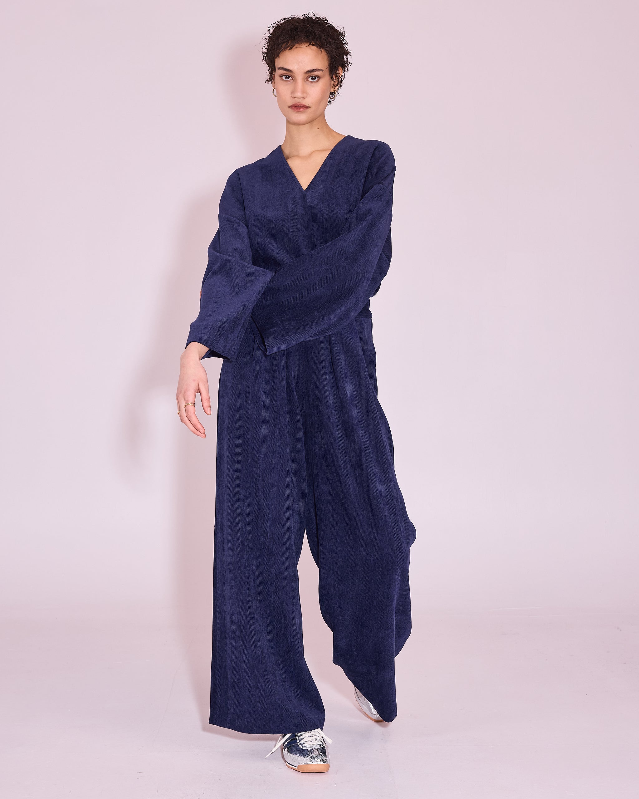 Gerda pull en cobalt foncé 
