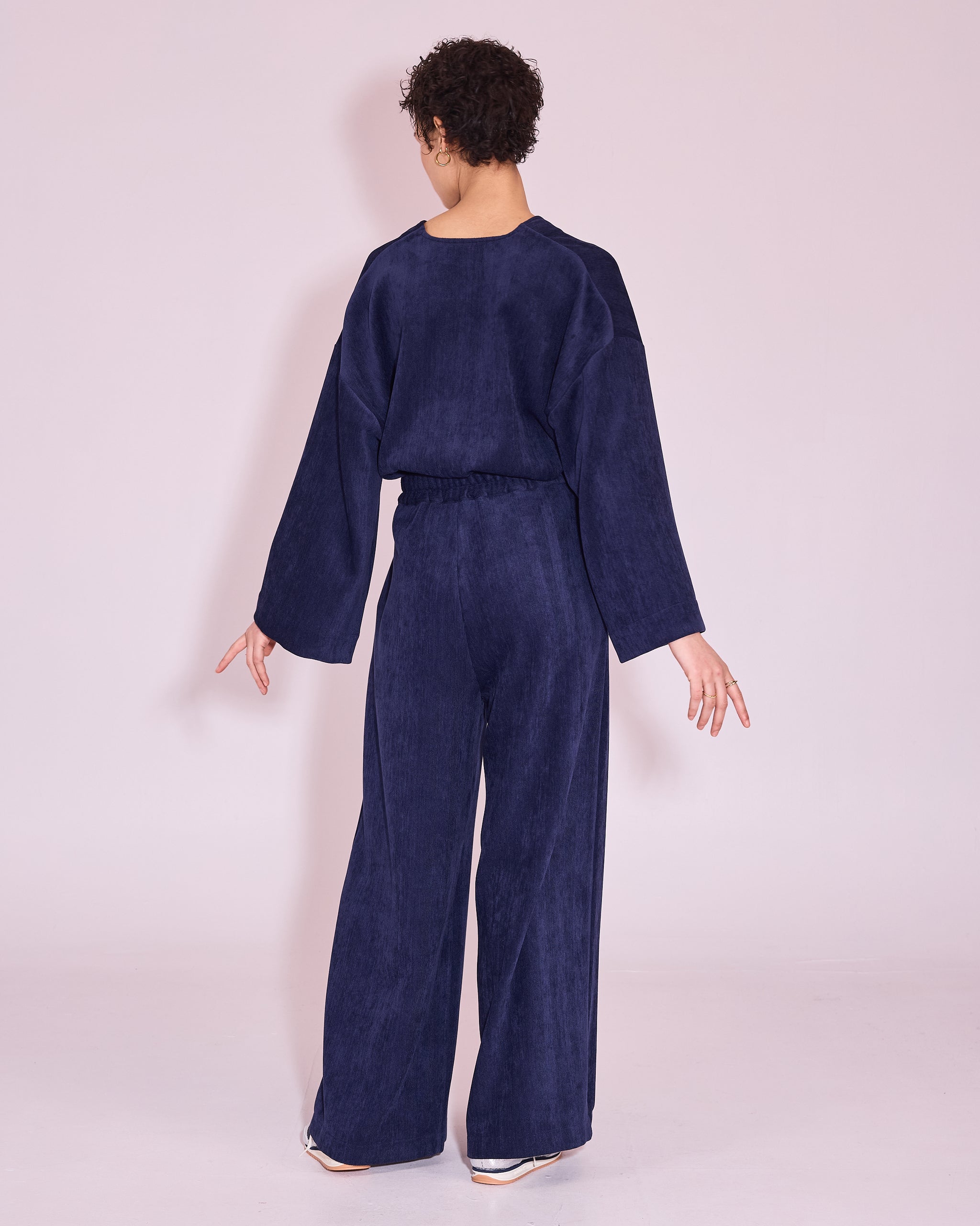 Gerda pull en cobalt foncé 