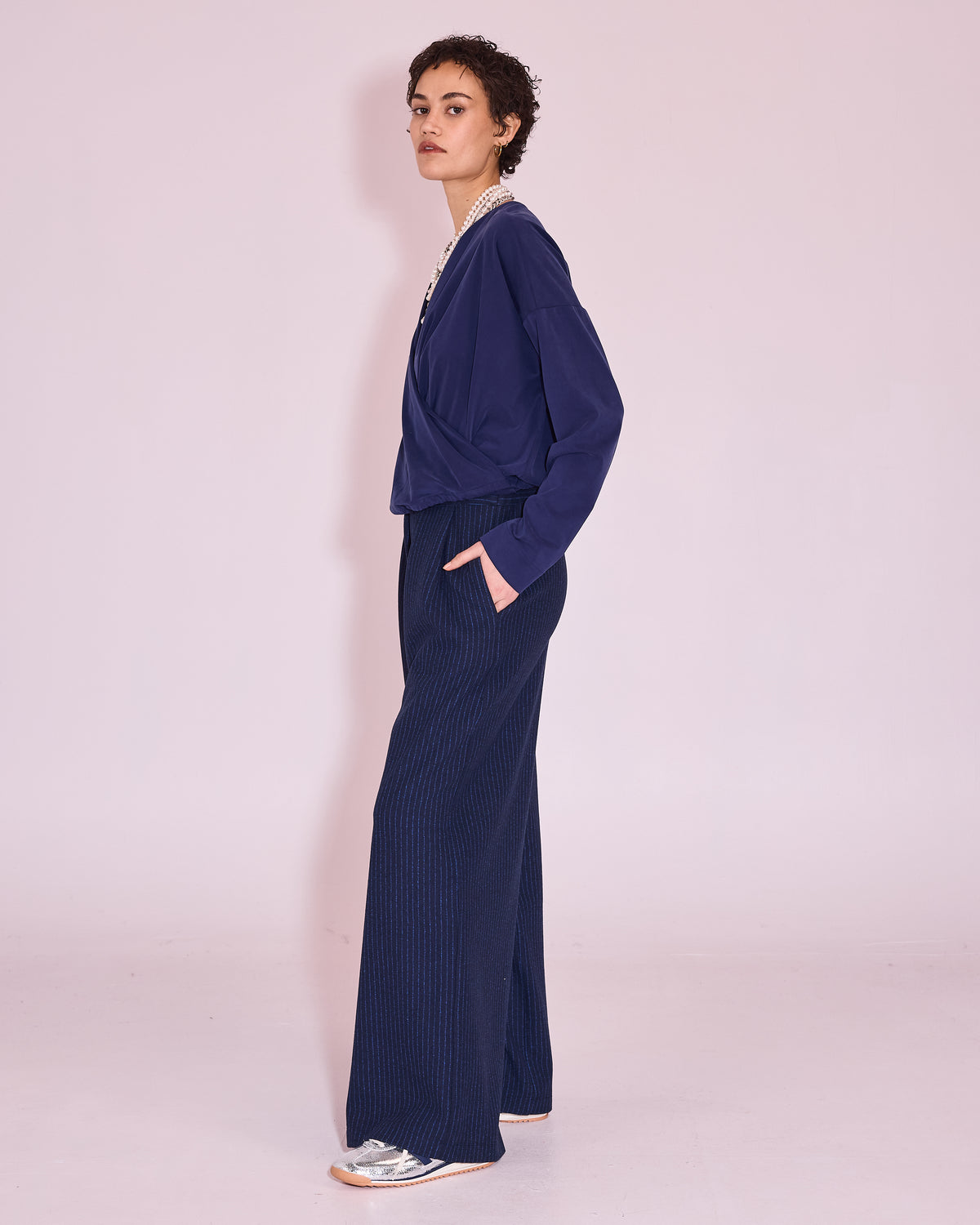 Jocelyn blouse in blue