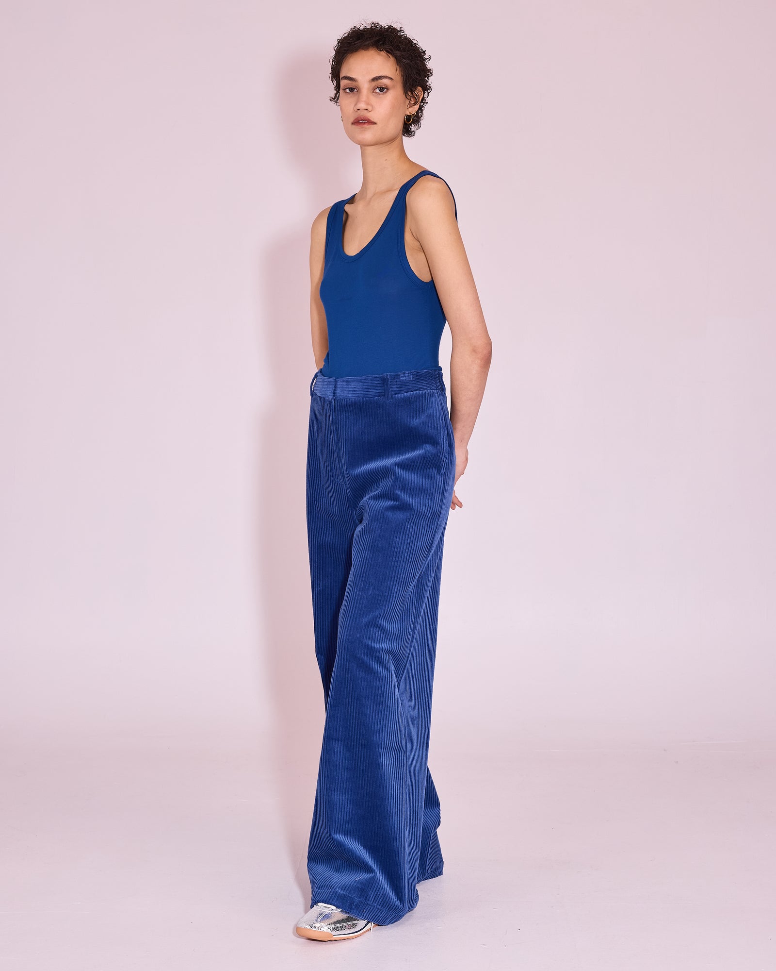Huma top in blue quartz