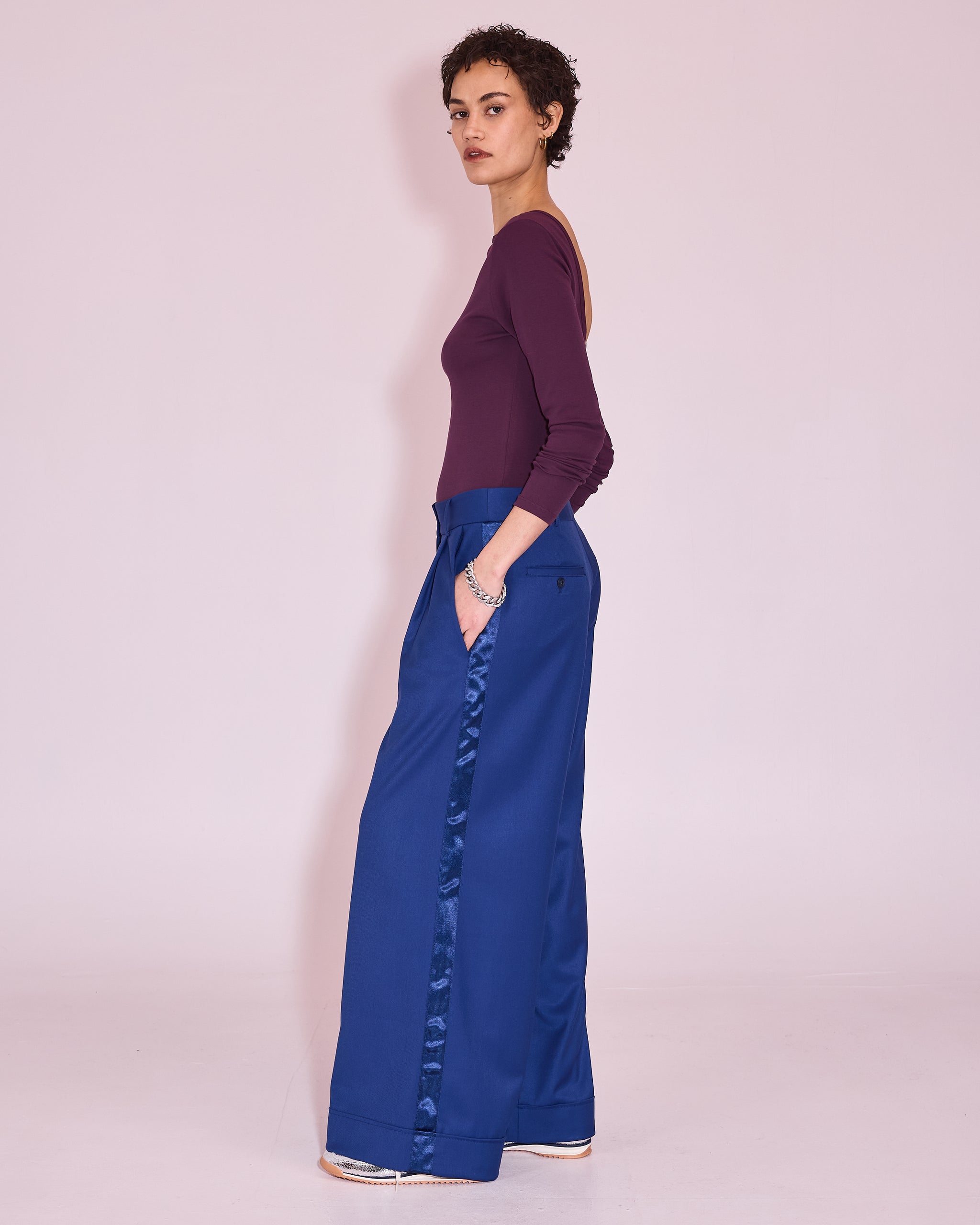 Josette T-shirt in plum