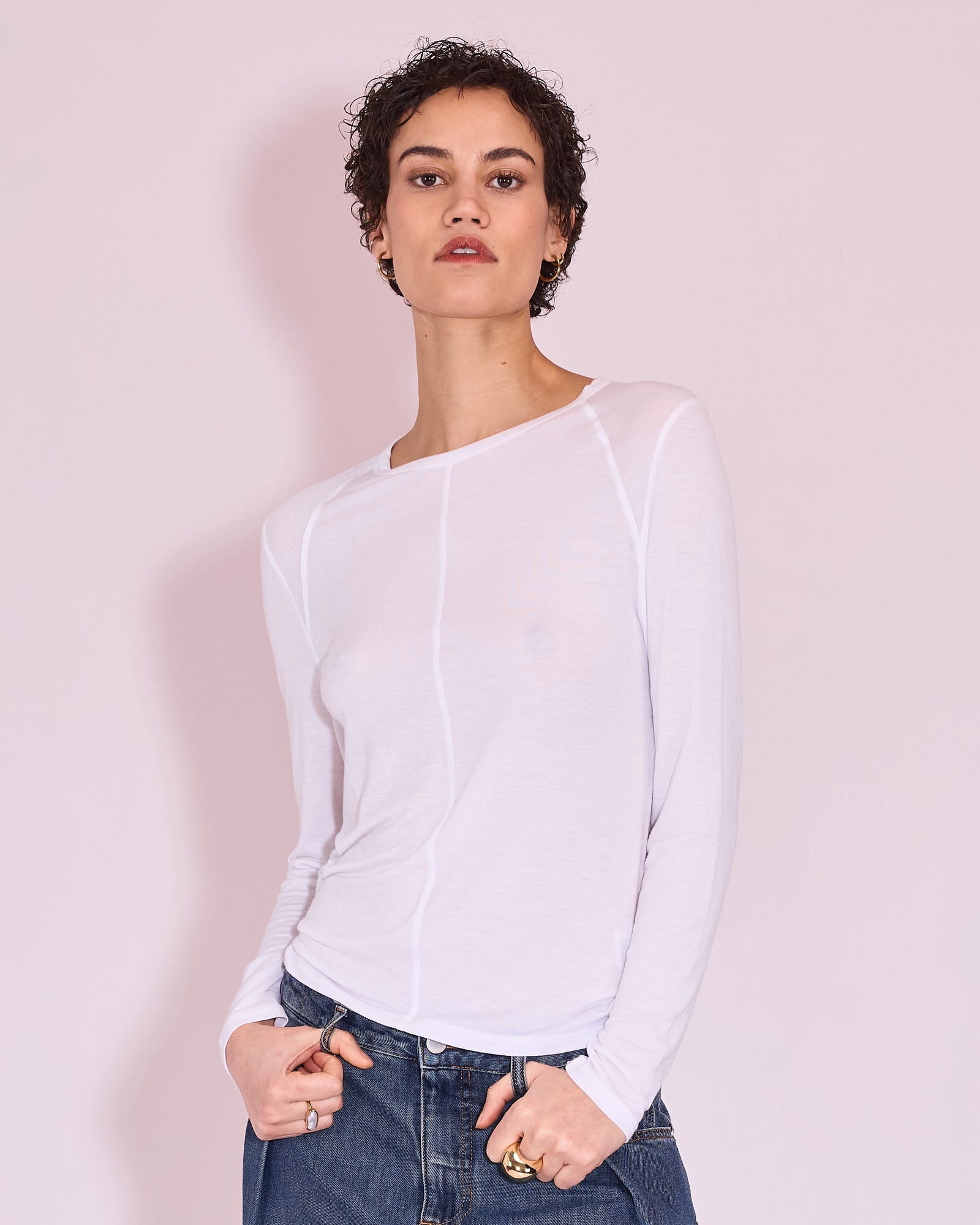 Jenniz white T-shirt
