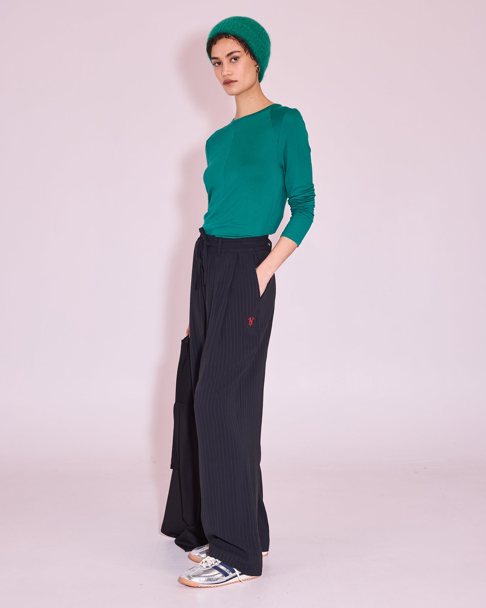 Jenniz T-shirt in evergreen