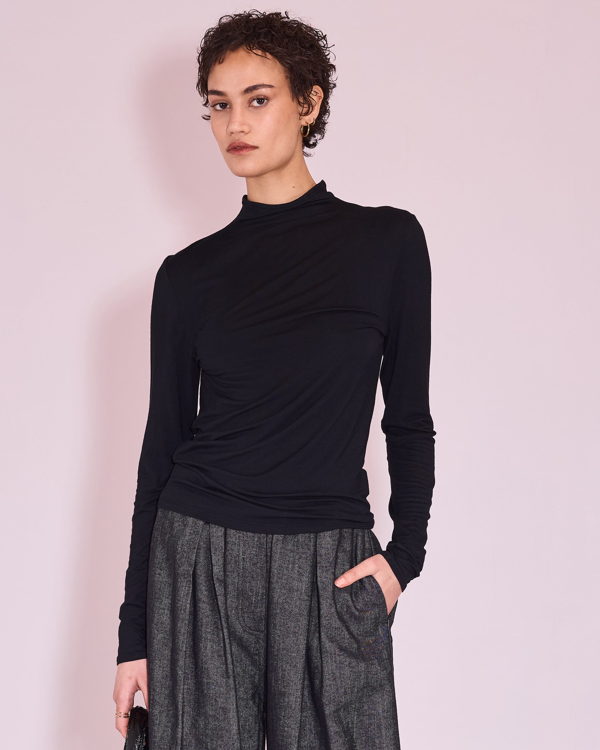 Justa T-shirt in black