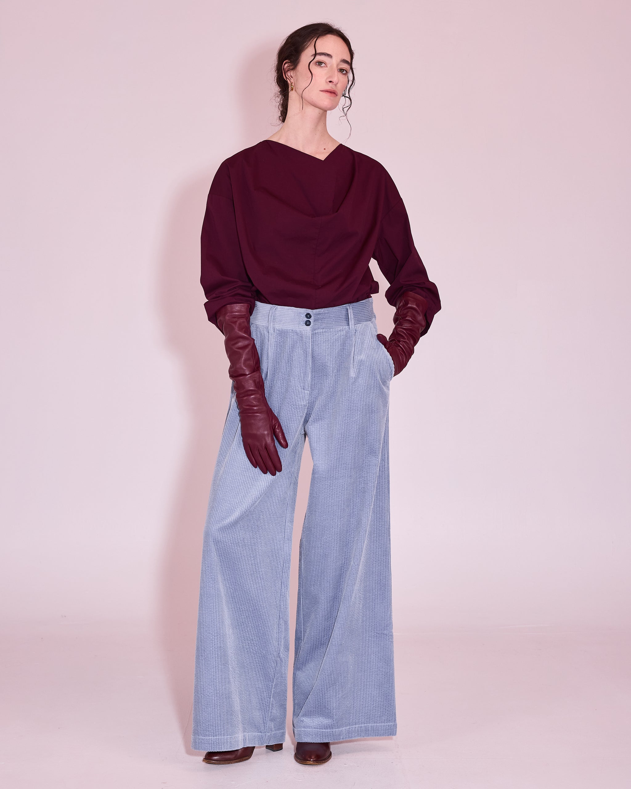 Jeree blouse in plum