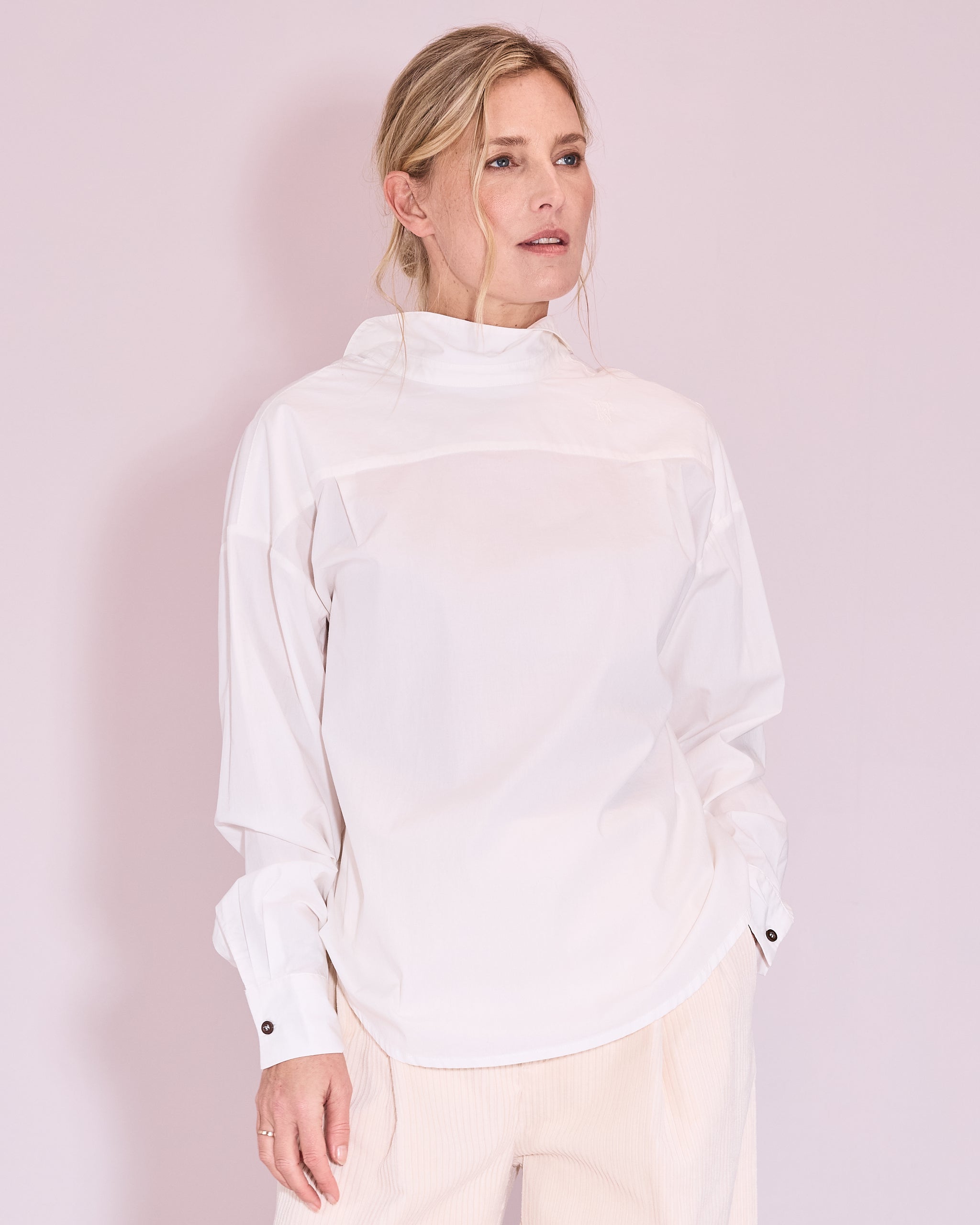 Joan white shirt