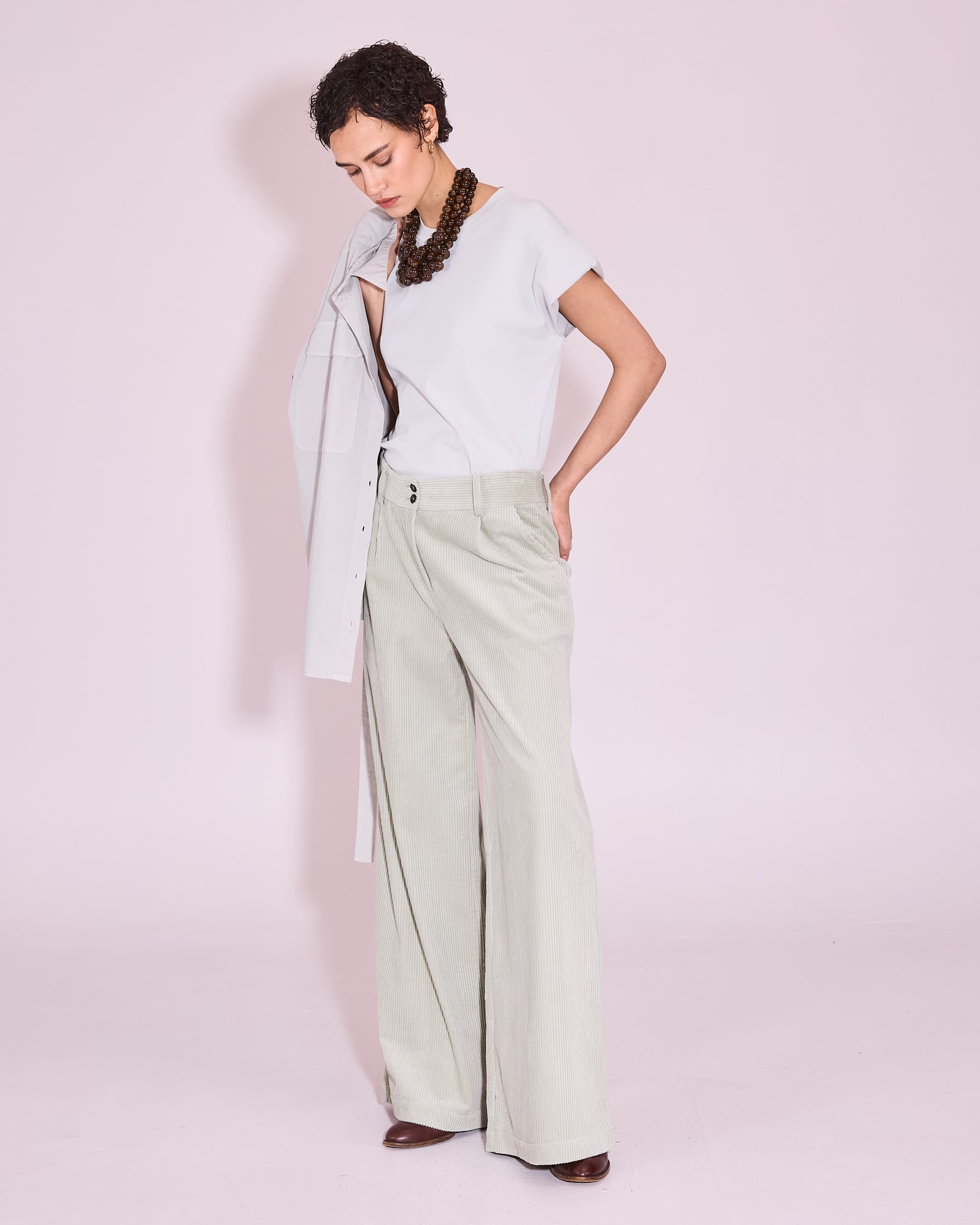 Jemma T-shirt in ice grey