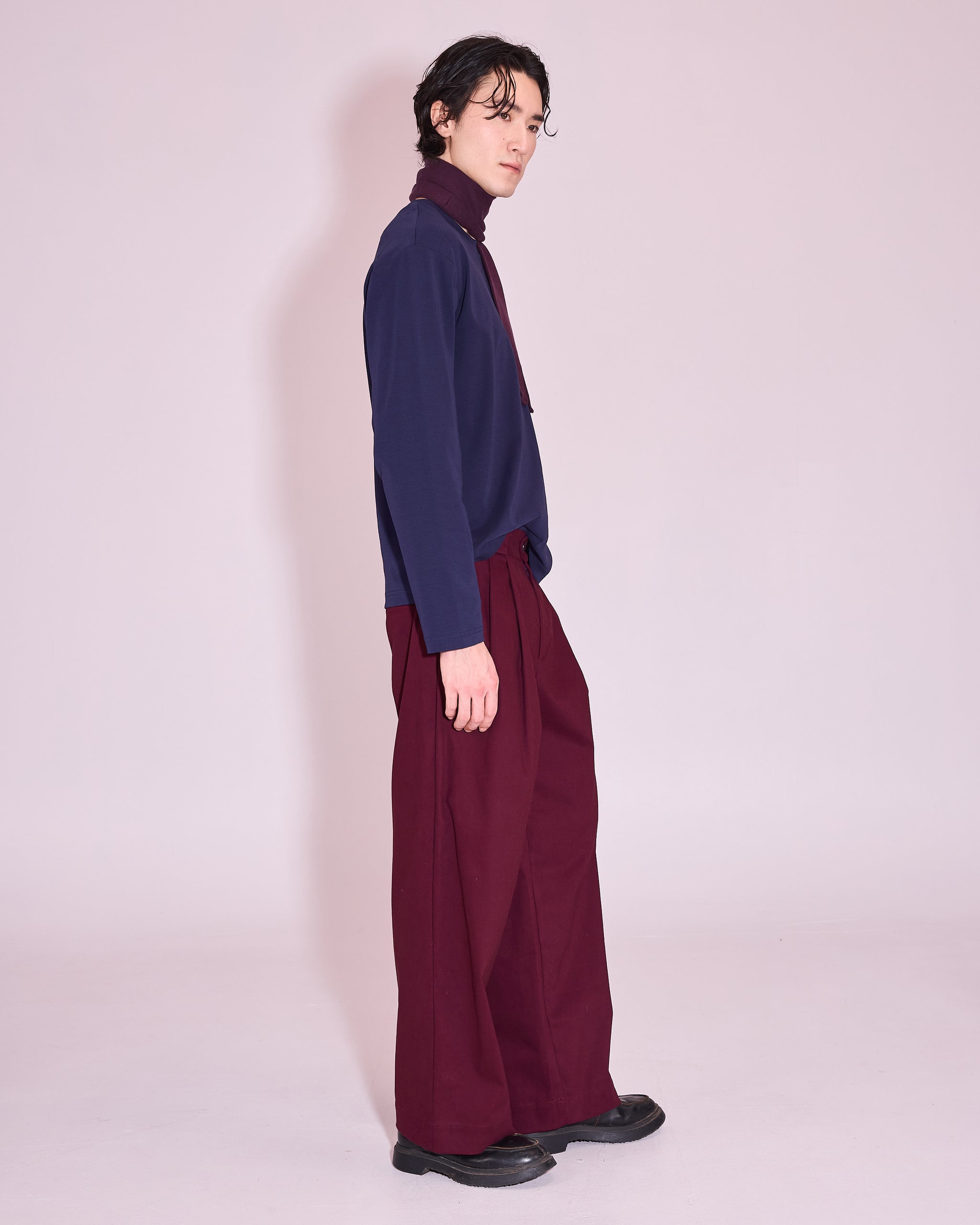 Geoff T-shirt  in midnight blue