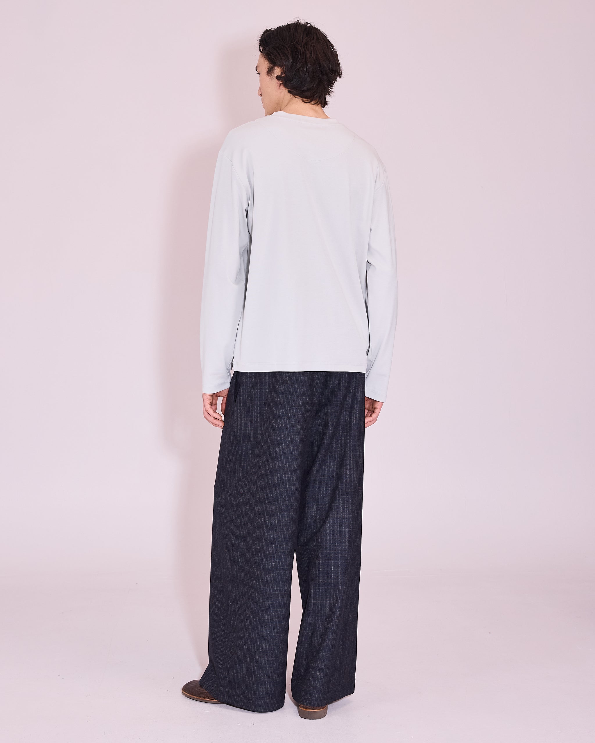 Geoff T-shirt  in ice grey