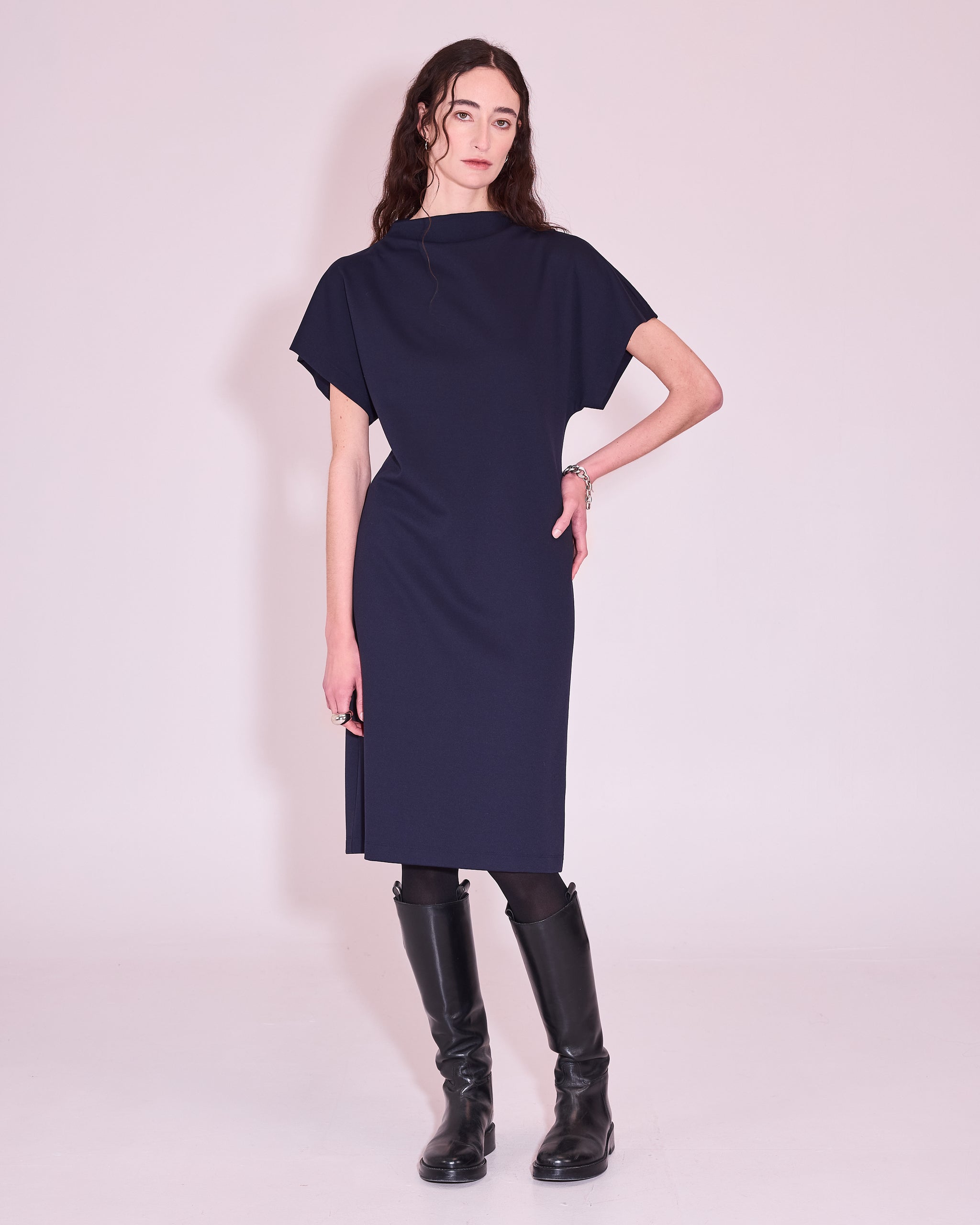 Julina dress in navy