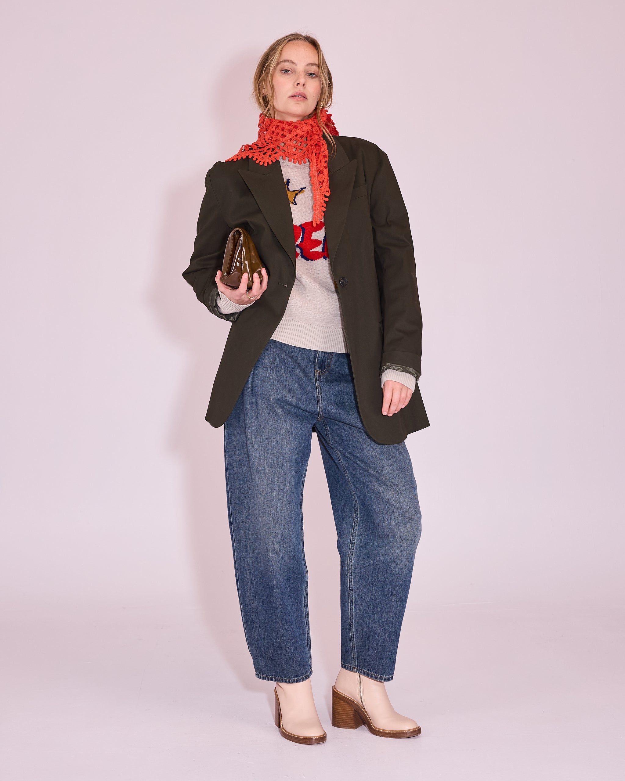 Jean-Paul blazer in winter moss