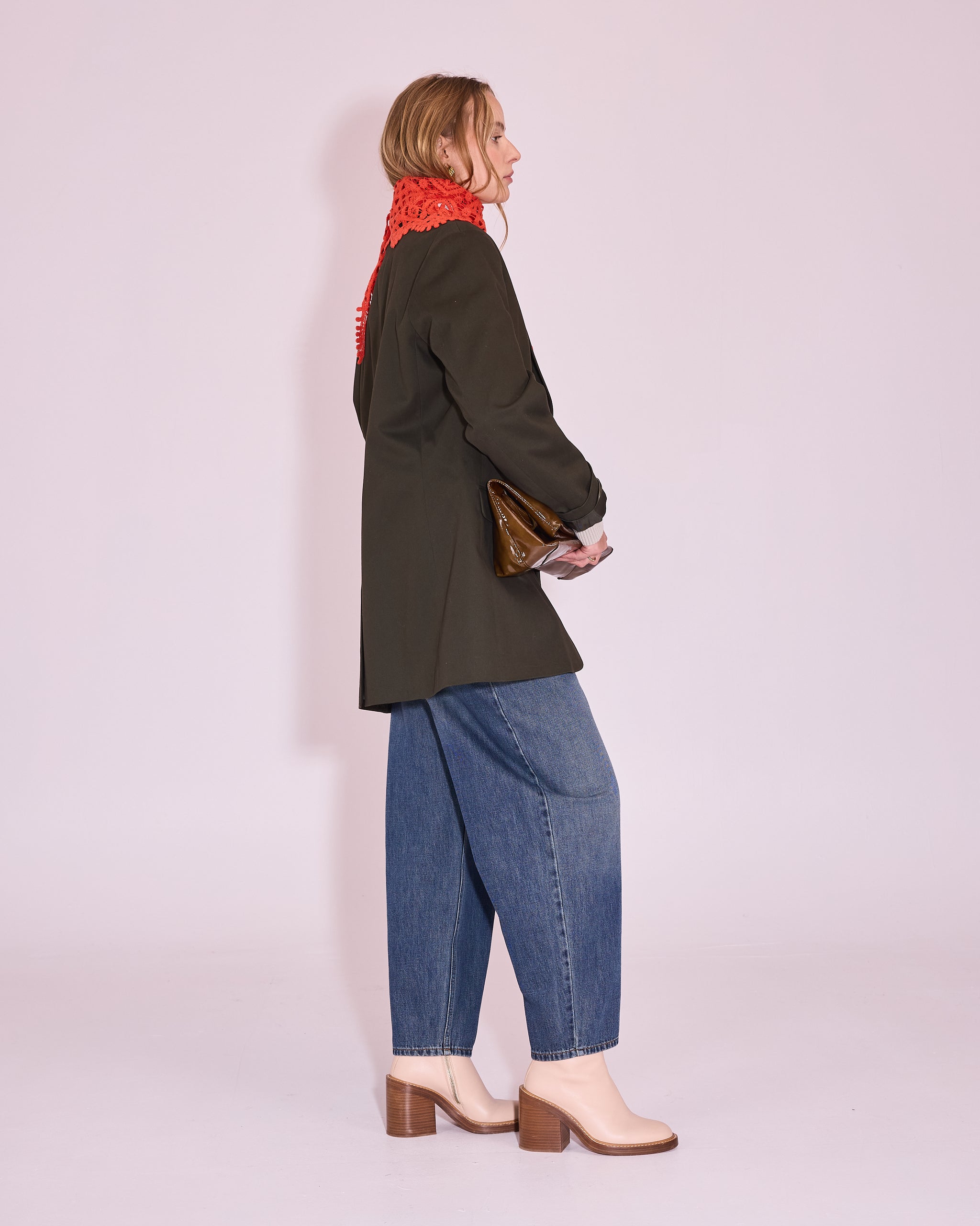 Jean-Paul blazer in winter moss