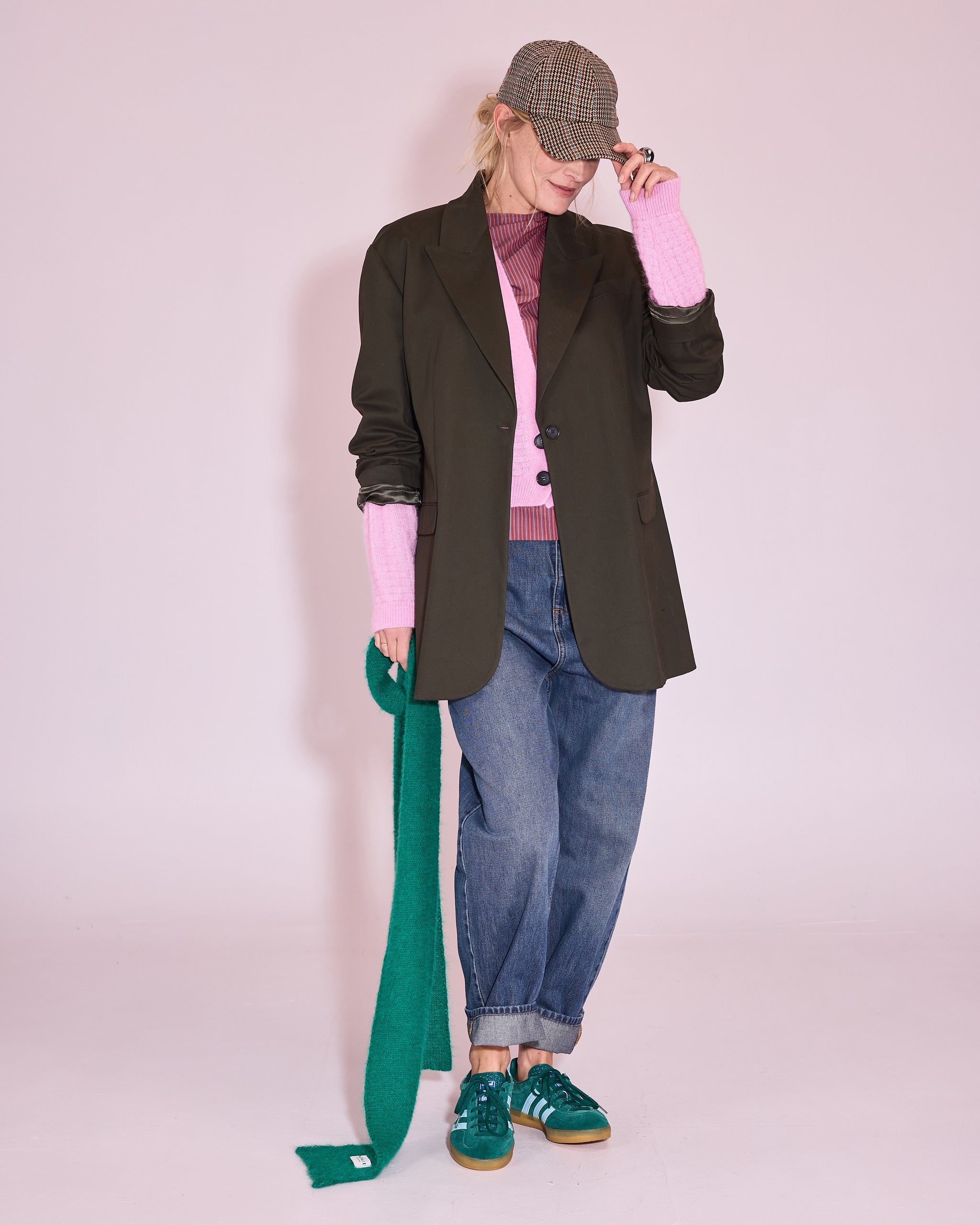 Jean-Paul blazer in winter moss