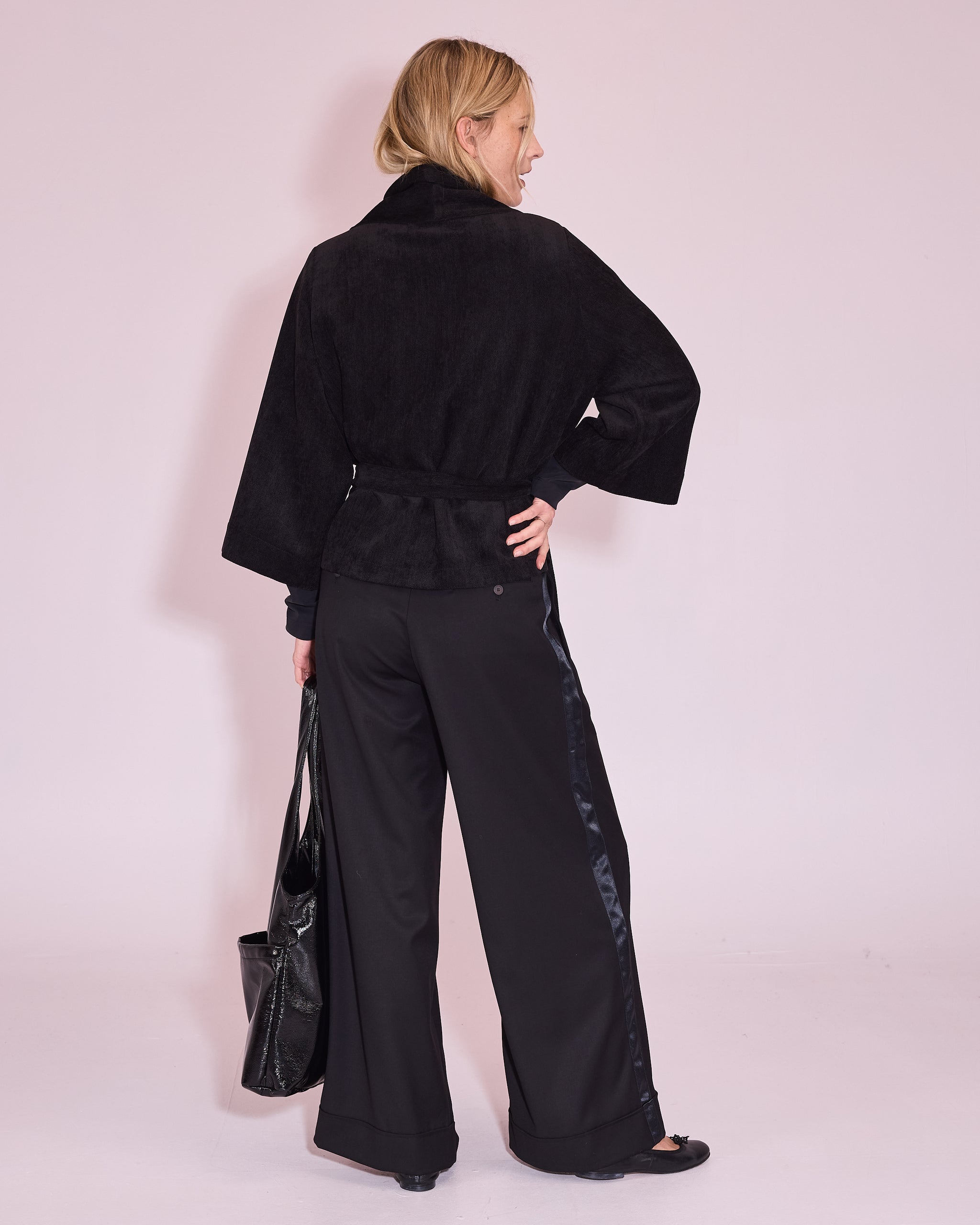 Ediz kimono in black