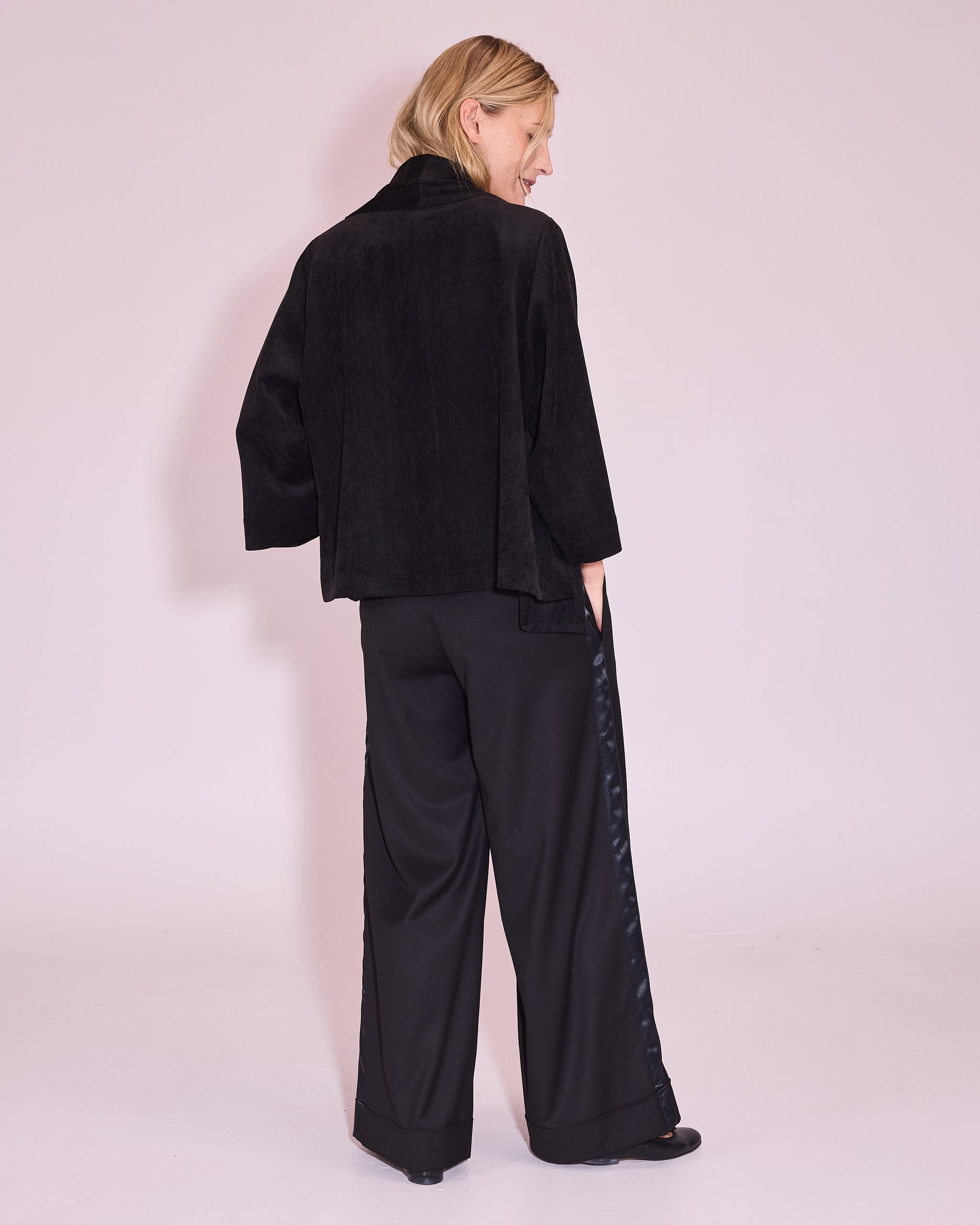 Ediz kimono in black