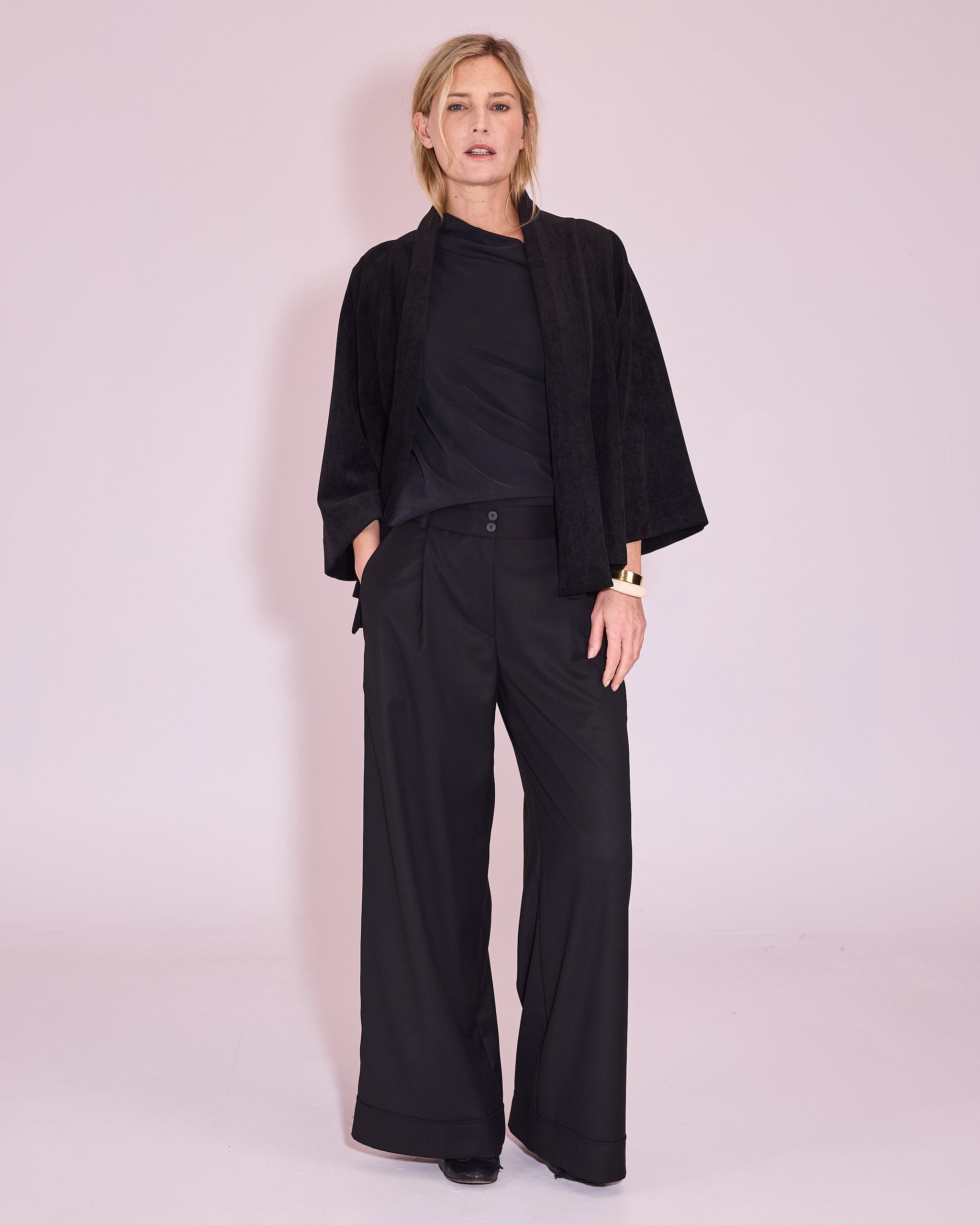 Ediz kimono in black