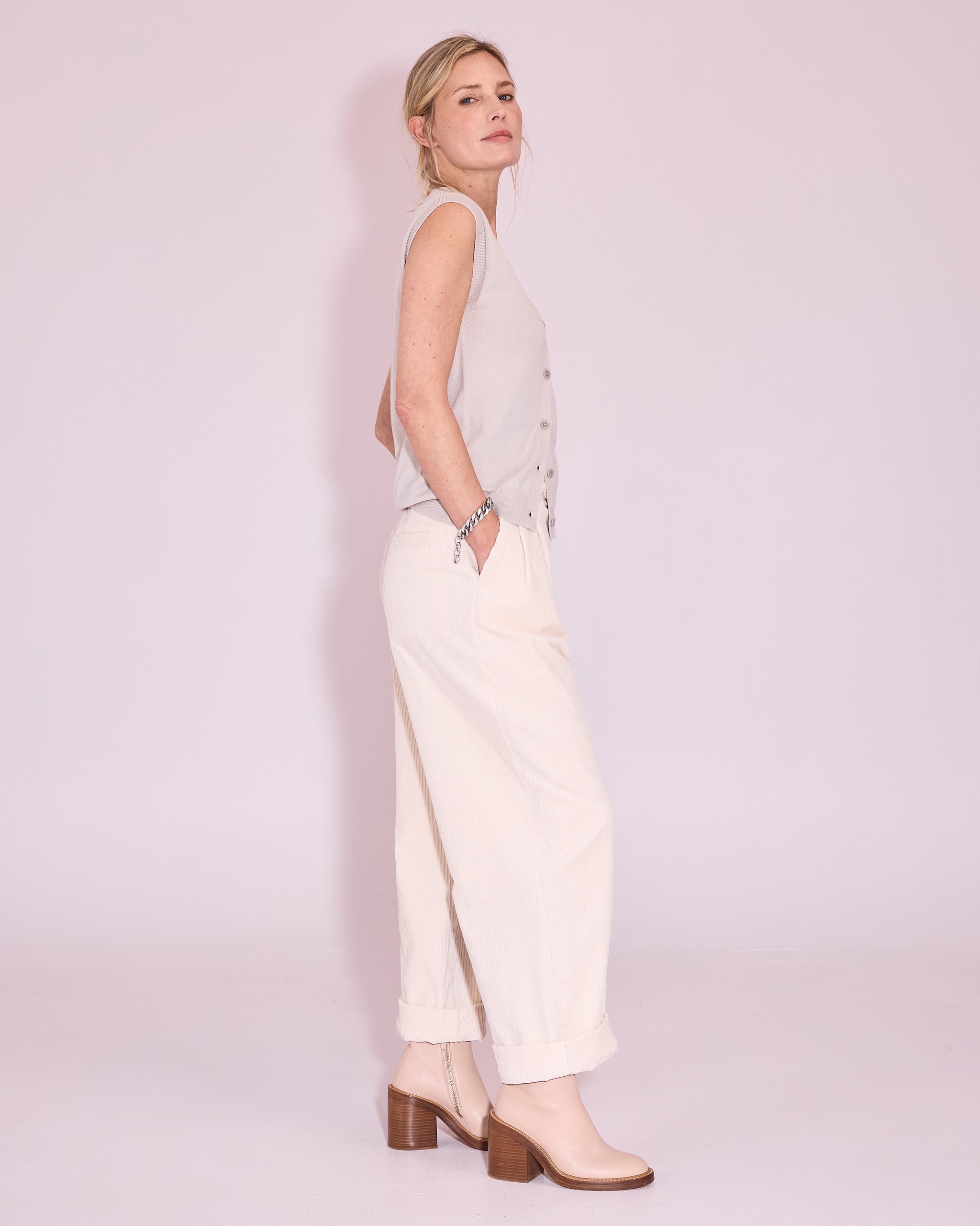Jaipur gilet in stone