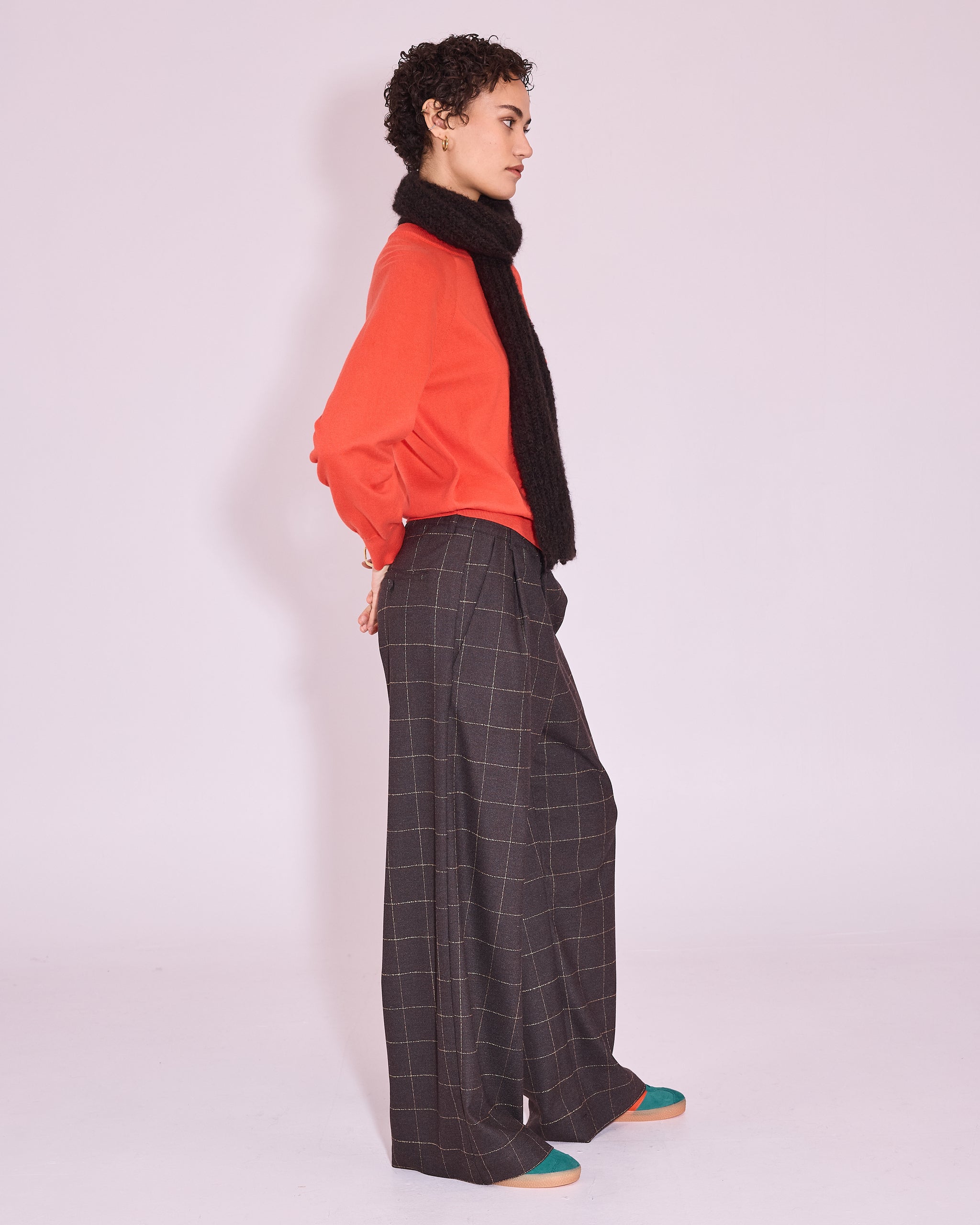 Java trui in mandarin red
