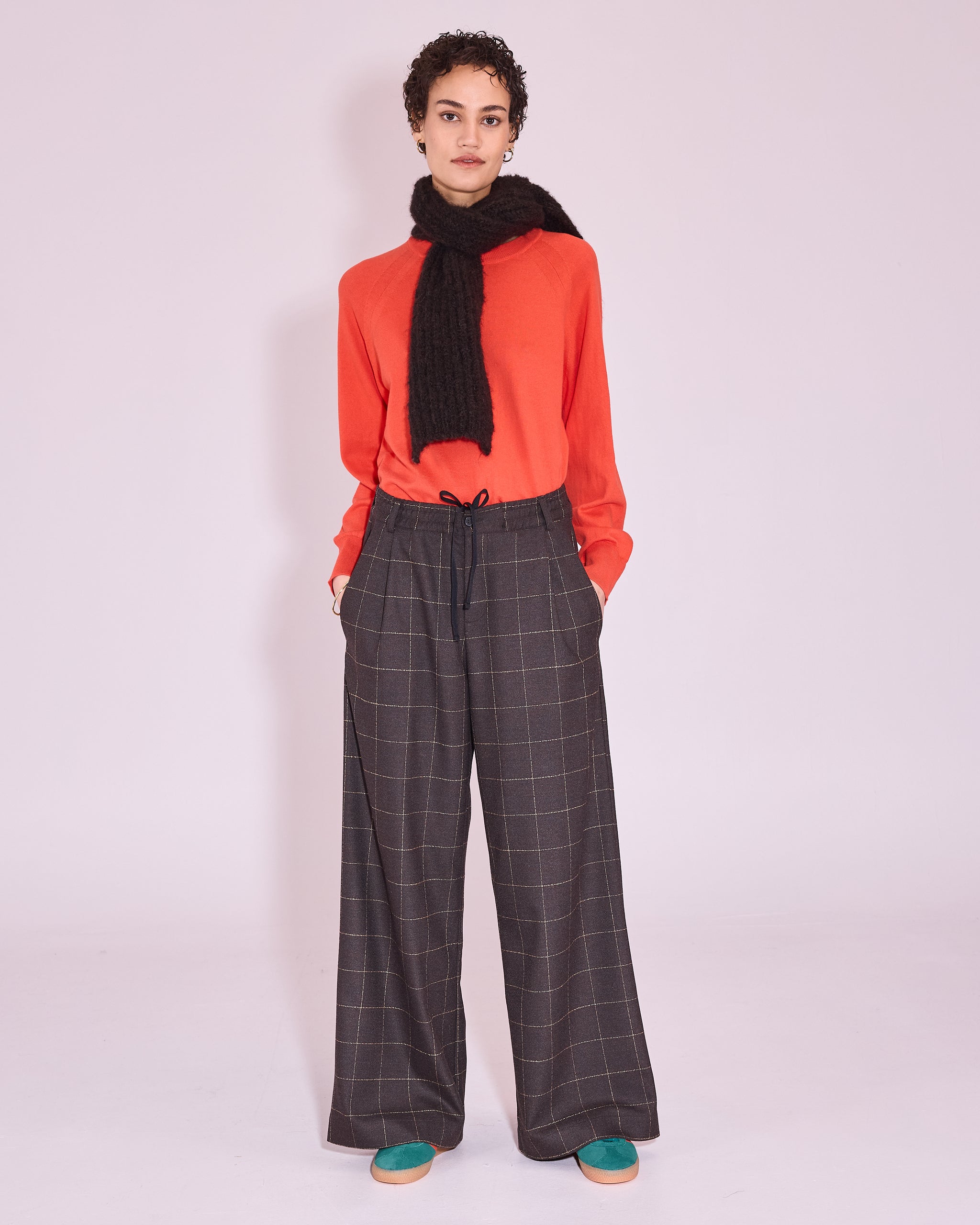 Java trui in mandarin red
