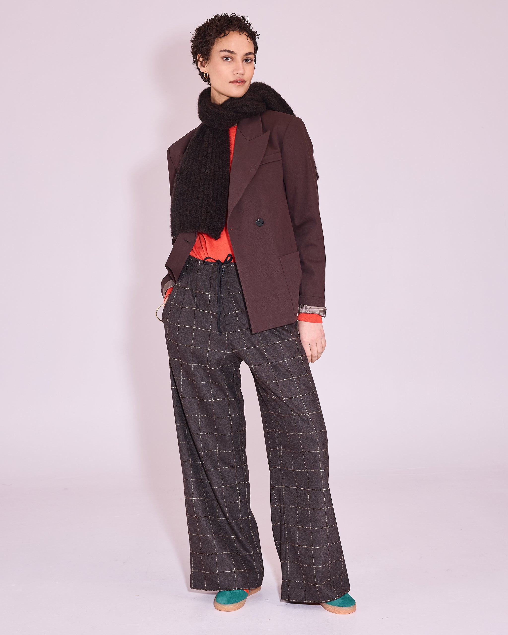 Java trui in mandarin red