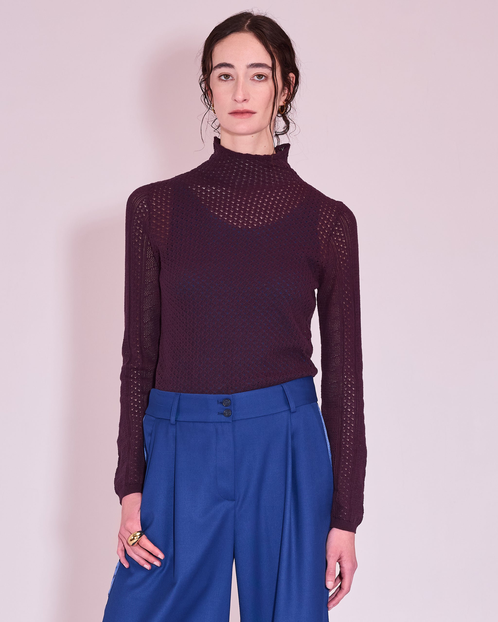 Jamaica trui in plum