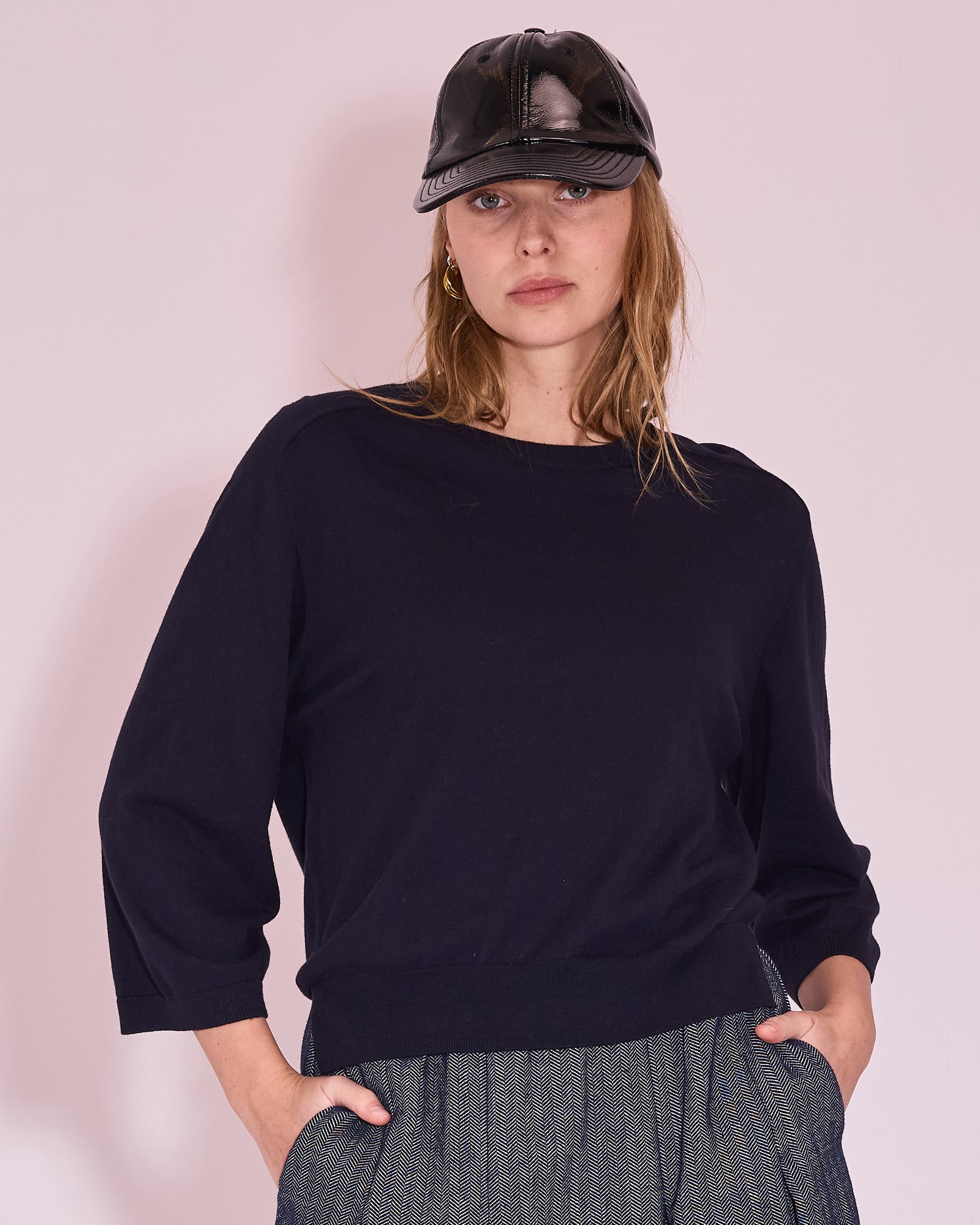 Jadara trui in midnight blue