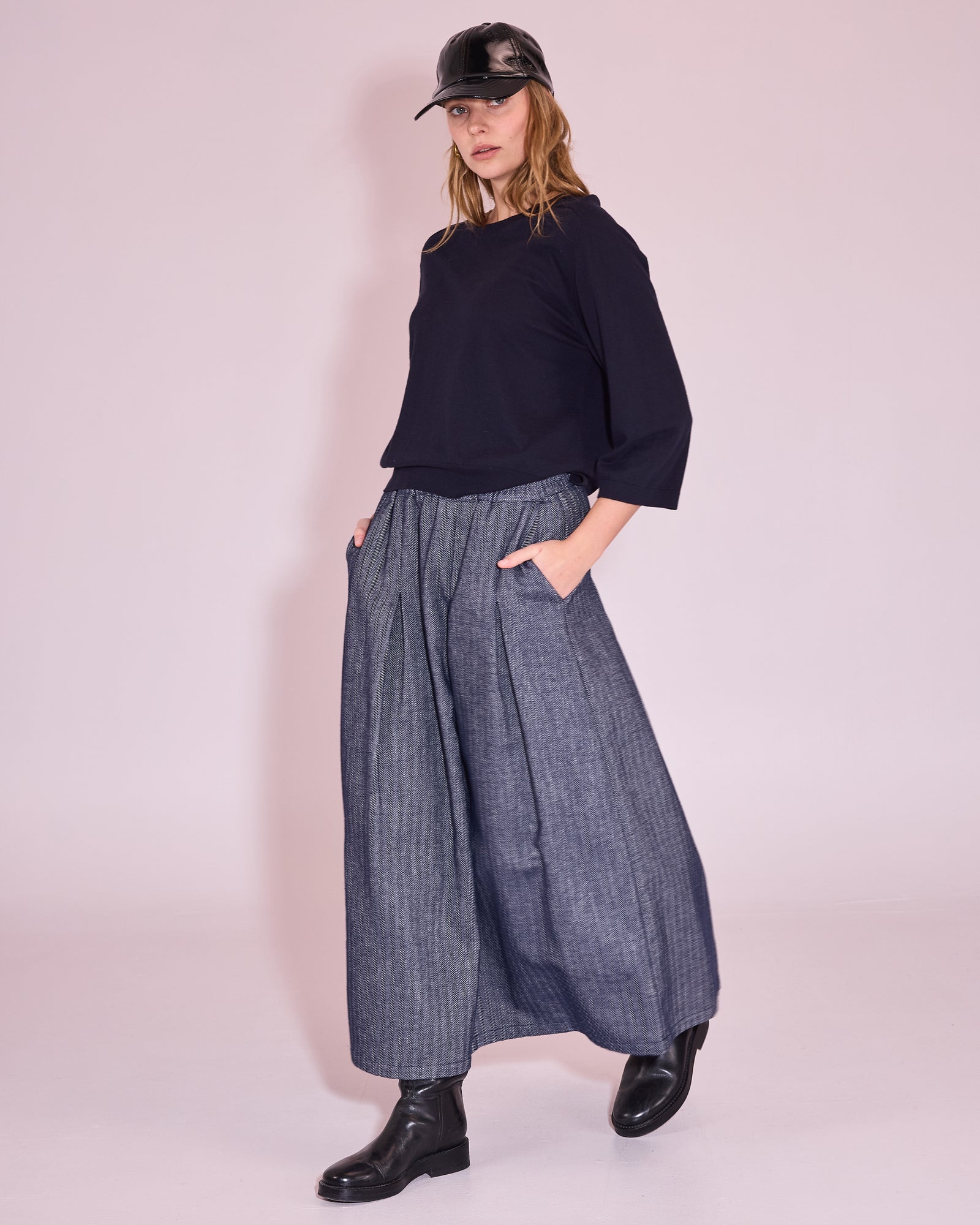 Jadara trui in midnight blue