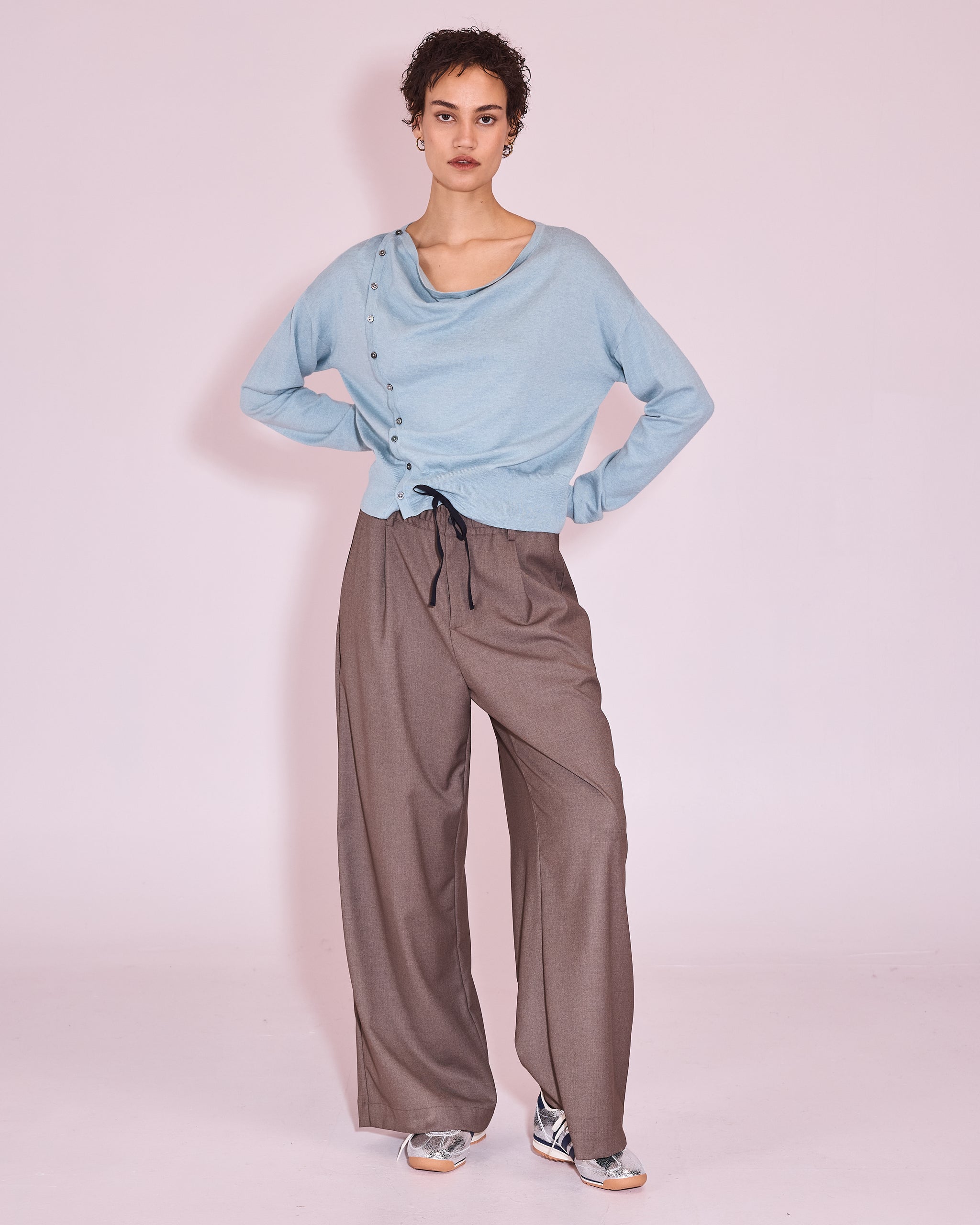Jinzhou trui in cloud blue