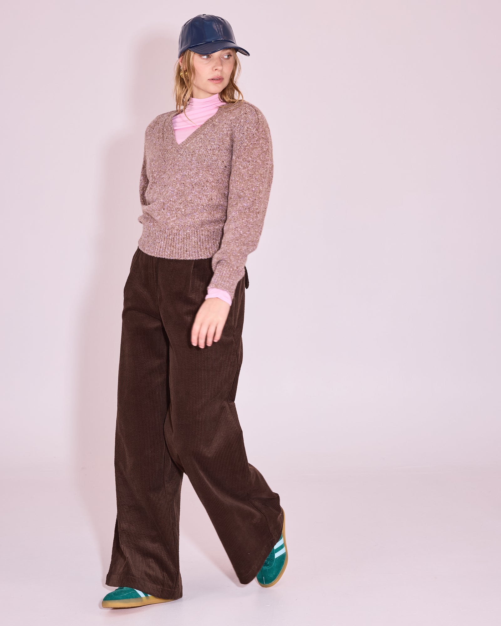 Jerevan trui in nomad / pink lavender