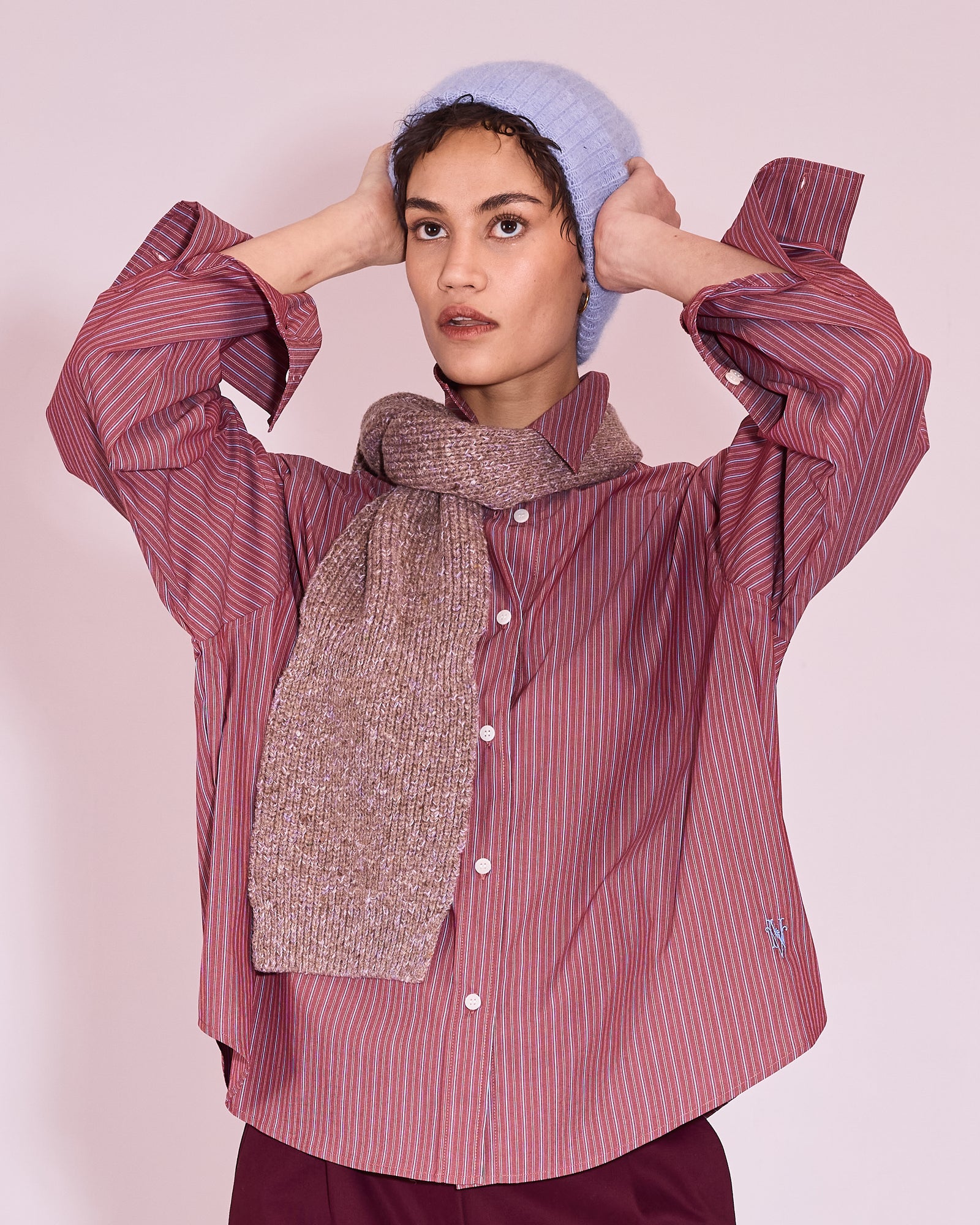 Jelgava sjaal in nomad / pink lavender