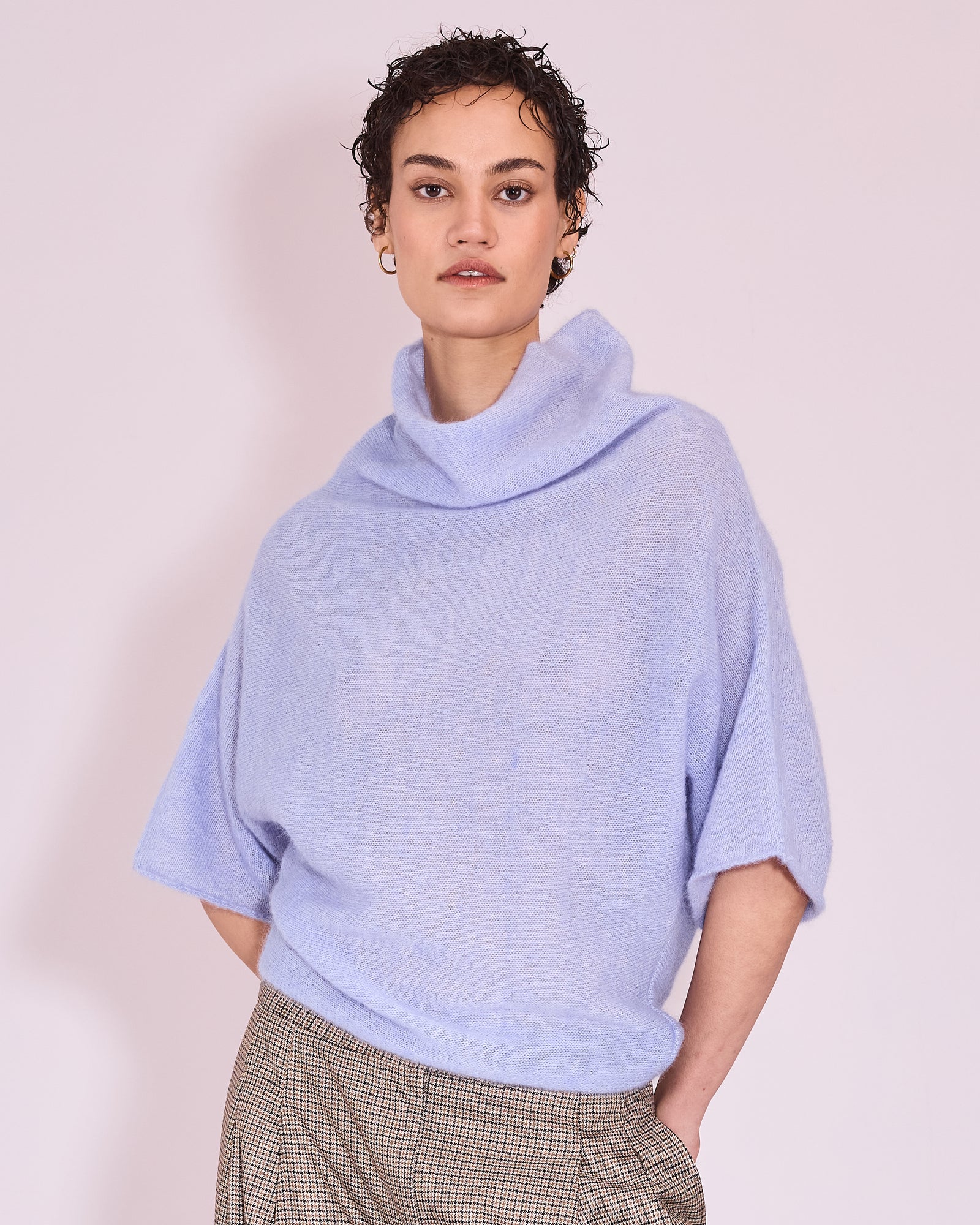 Jinan trui in soft lavender