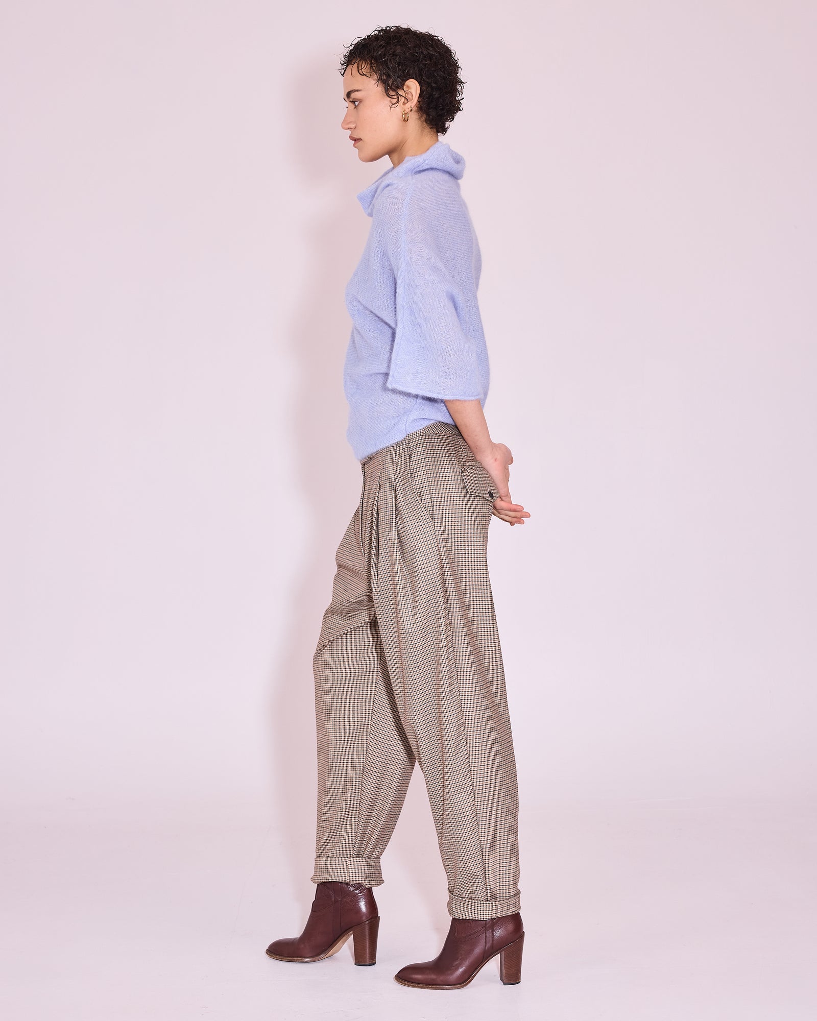 Jinan trui in soft lavender